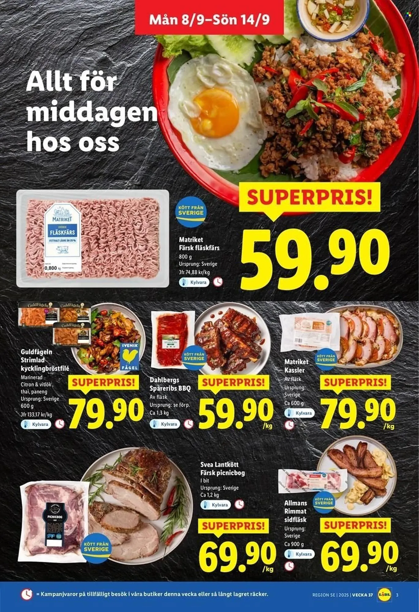 Lidl reklamblad från 8 september till 14 september 2025 - Reklamblad sidor 3