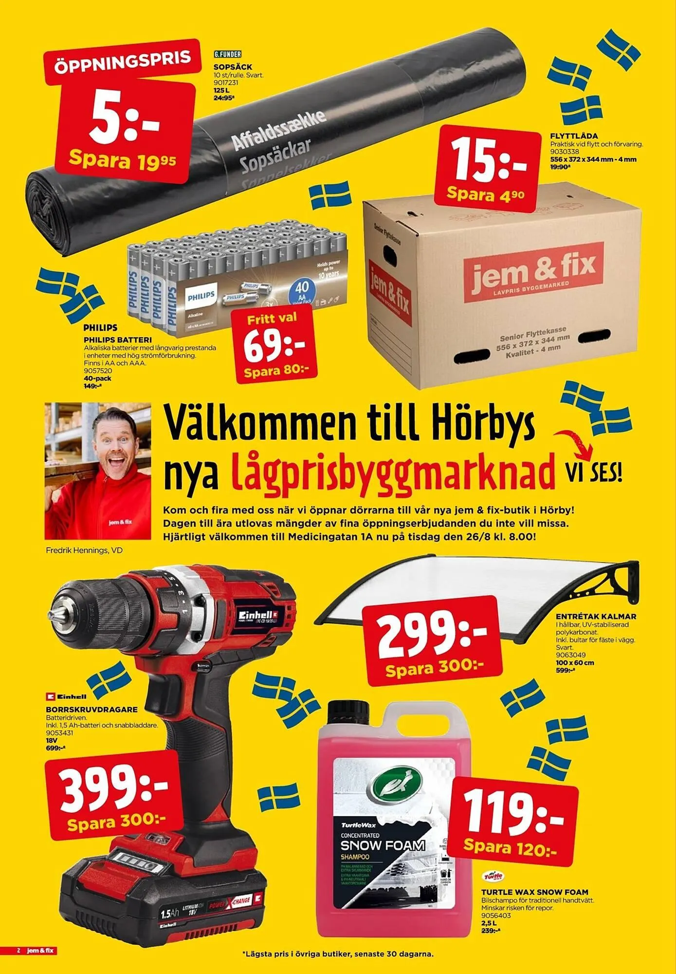 Jem&Fix reklamblad från 26 augusti till 31 augusti 2025 - Reklamblad sidor 2