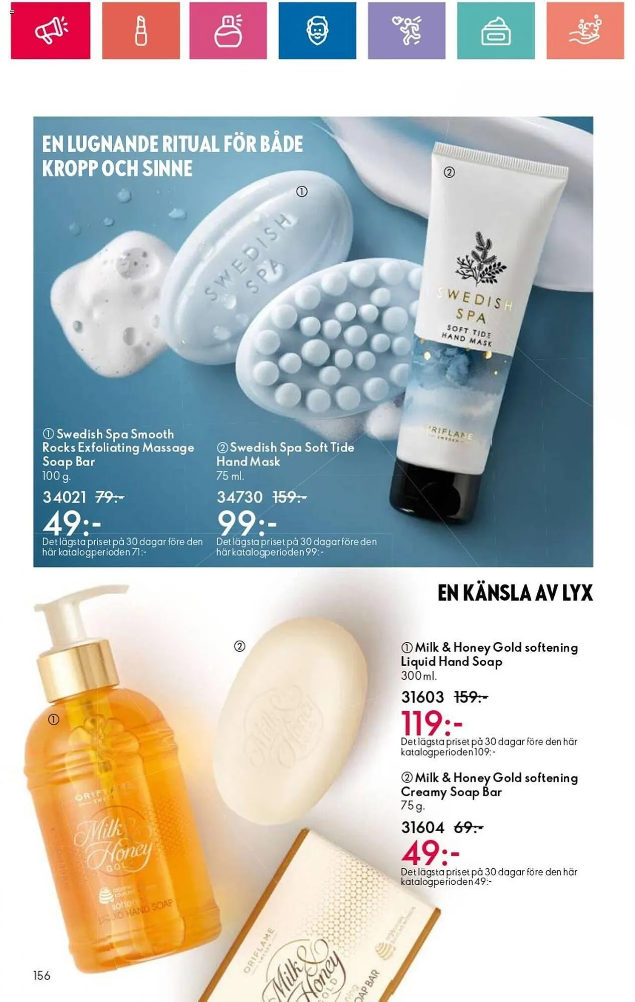 Oriflame reklamblad från 12 september till 2 oktober 2024 - Reklamblad sidor 156