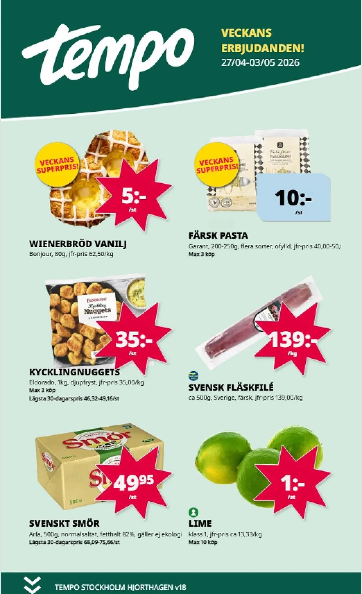 Tempo reklamblad - 1