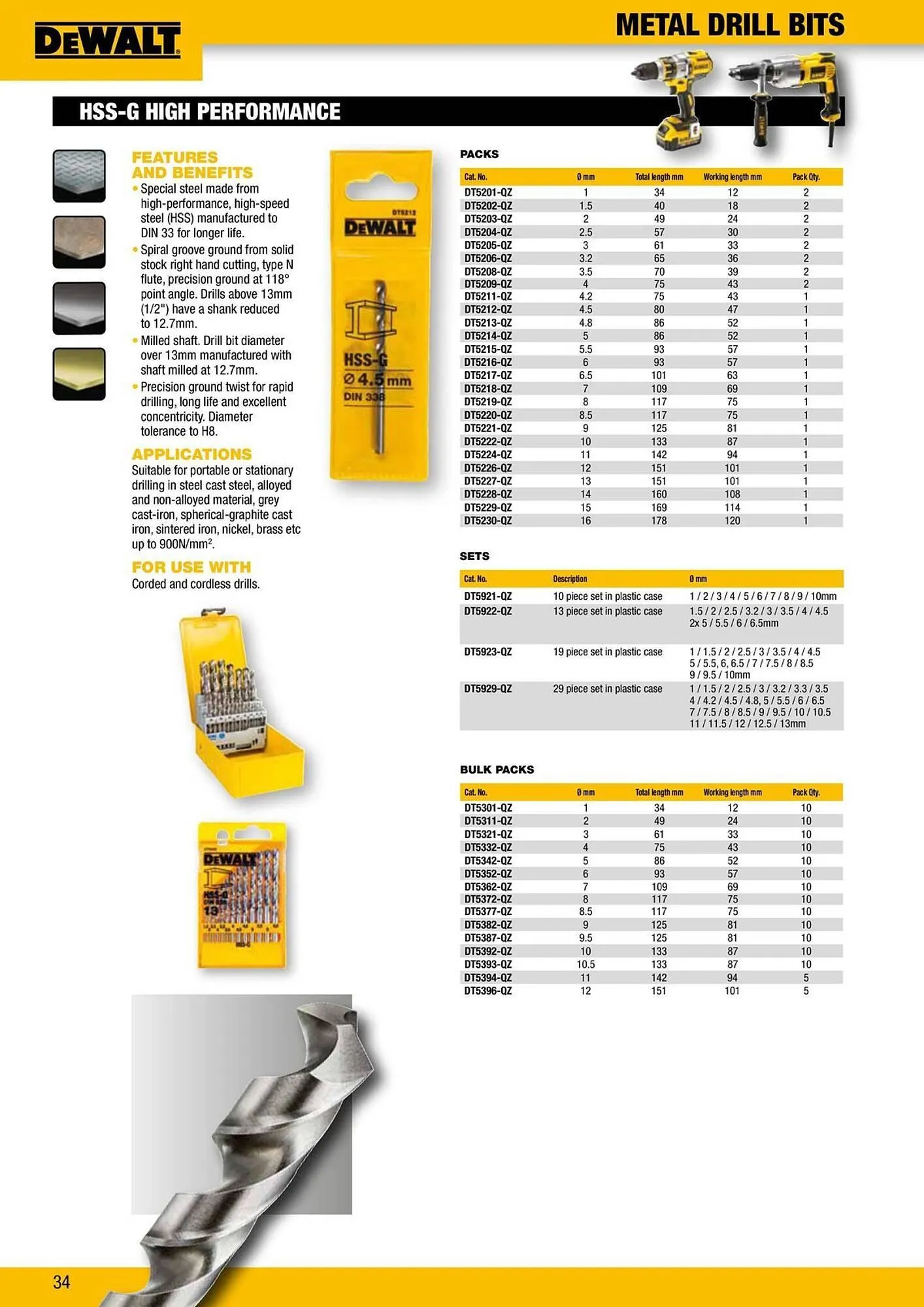 Dewalt reklamblad från 9 oktober till 18 oktober 2025 - Reklamblad sidor 34