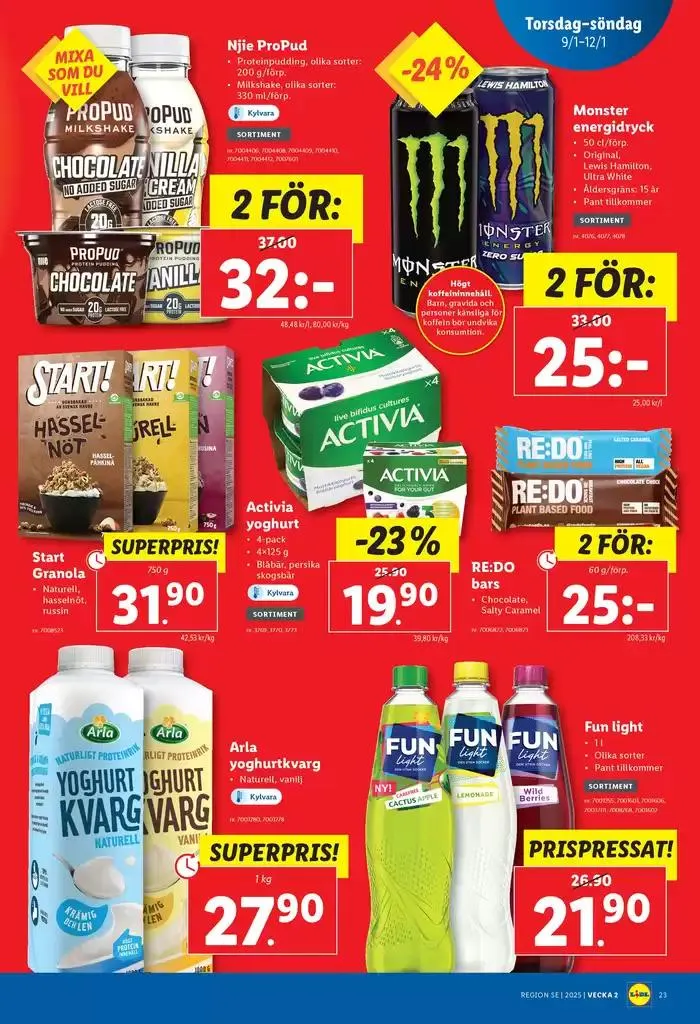 Aktuella deals och erbjudanden från 6 januari till 12 januari 2025 - Reklamblad sidor 25