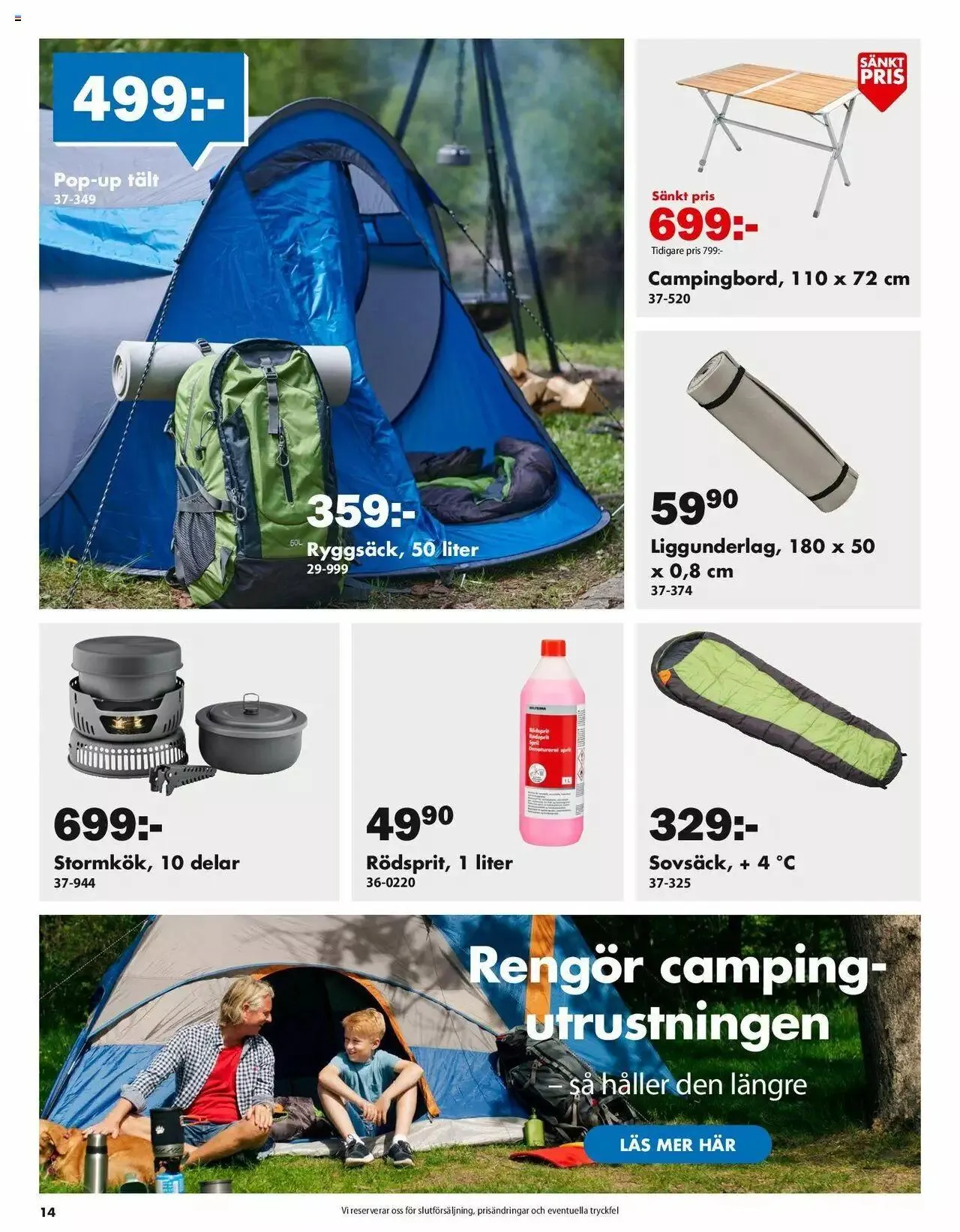 Biltema - erbjudanden från 25 april till 31 december 2024 - Reklamblad sidor 14