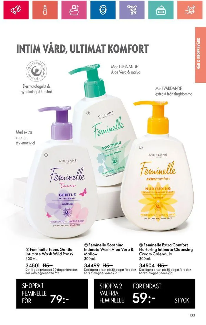 Oriflame reklamblad från 20 juni till 4 juli 2024 - Reklamblad sidor 133