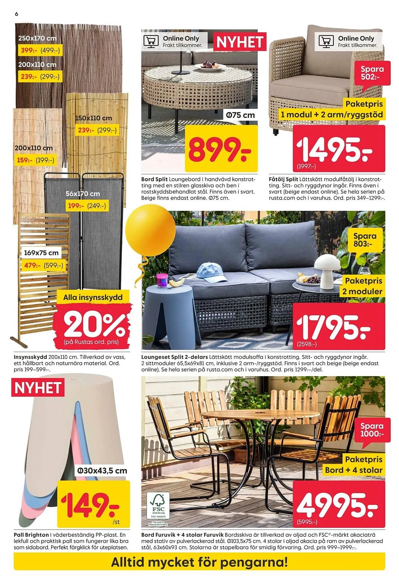 Rusta reklamblad från 13 april till 19 april 2026 - Reklamblad sidor 6
