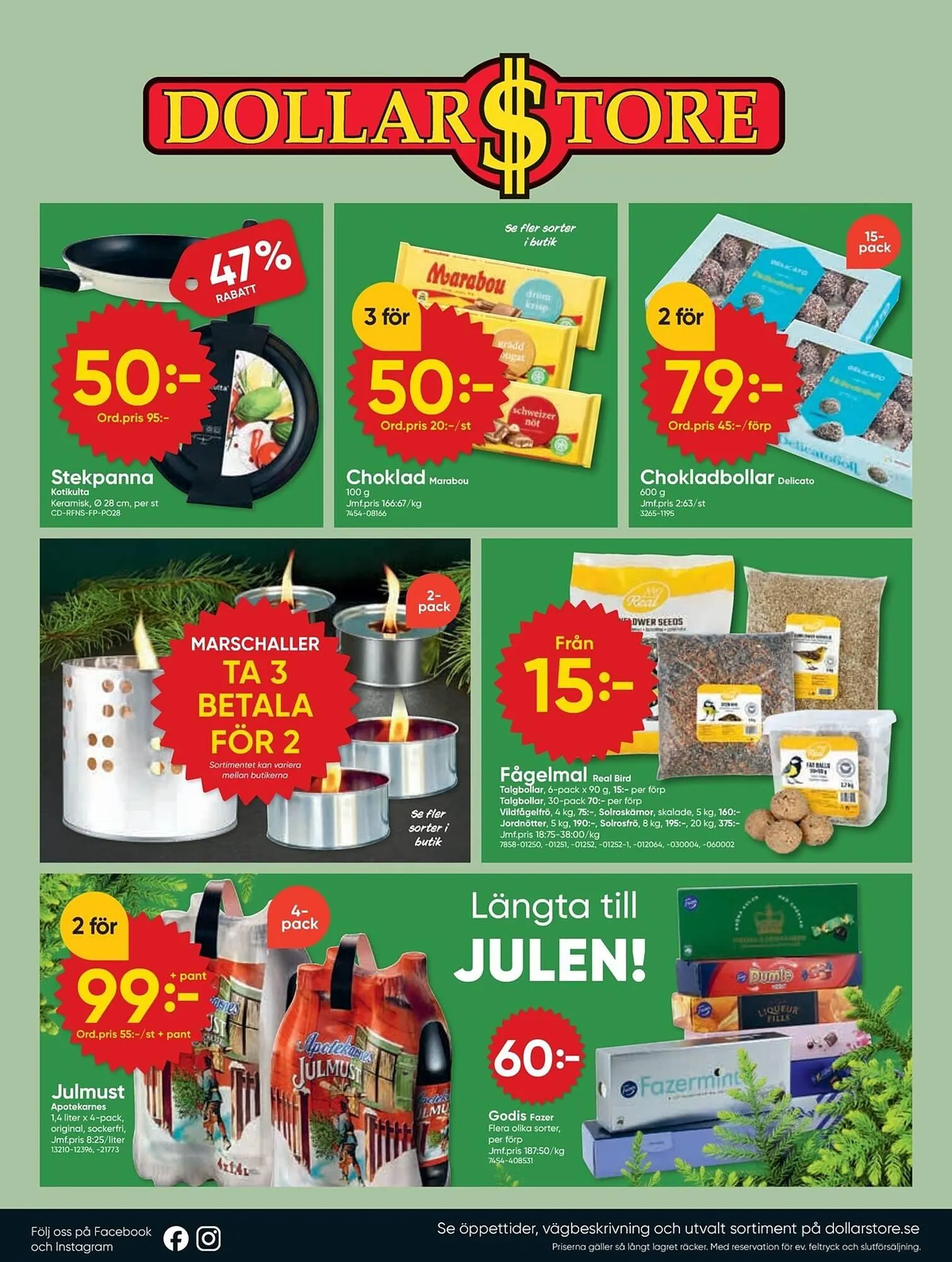 DollarStore annonsblad från 27 oktober till 2 november 2025 - Reklamblad sidor 16