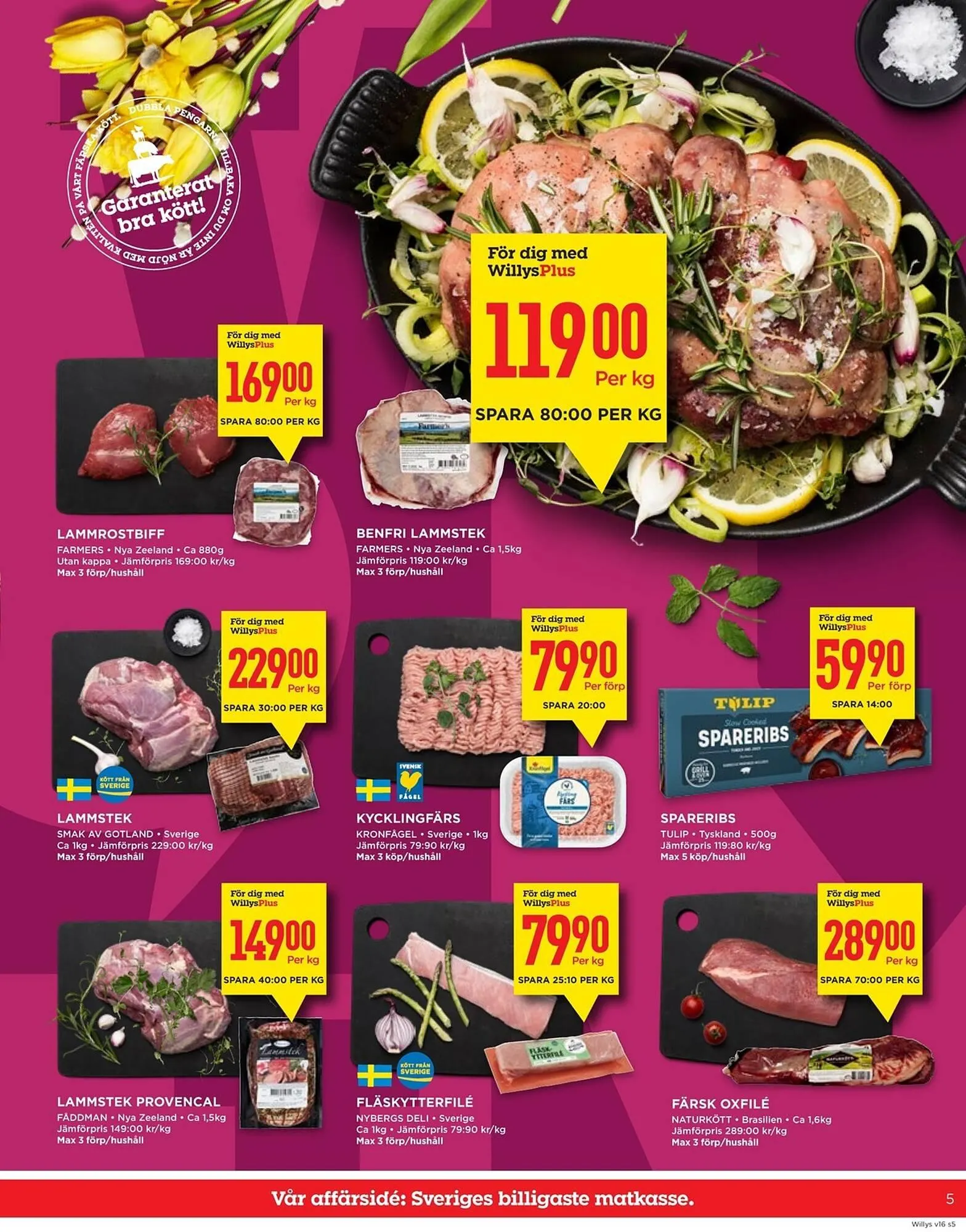 Willys reklamblad från 14 april till 20 april 2025 - Reklamblad sidor 5