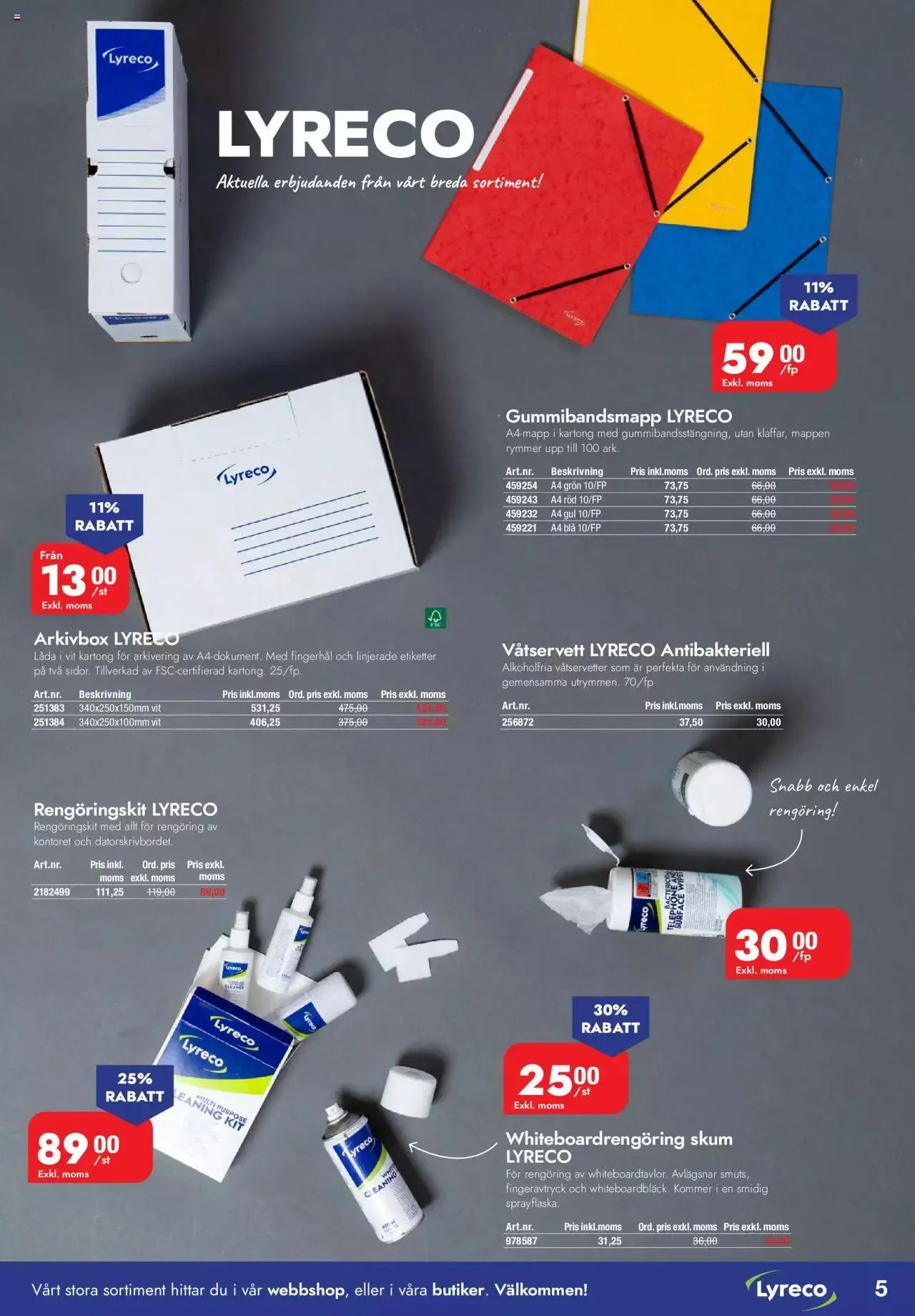 Lyreco Inspiration från 3 april till 31 december 2023 - Reklamblad sidor 5