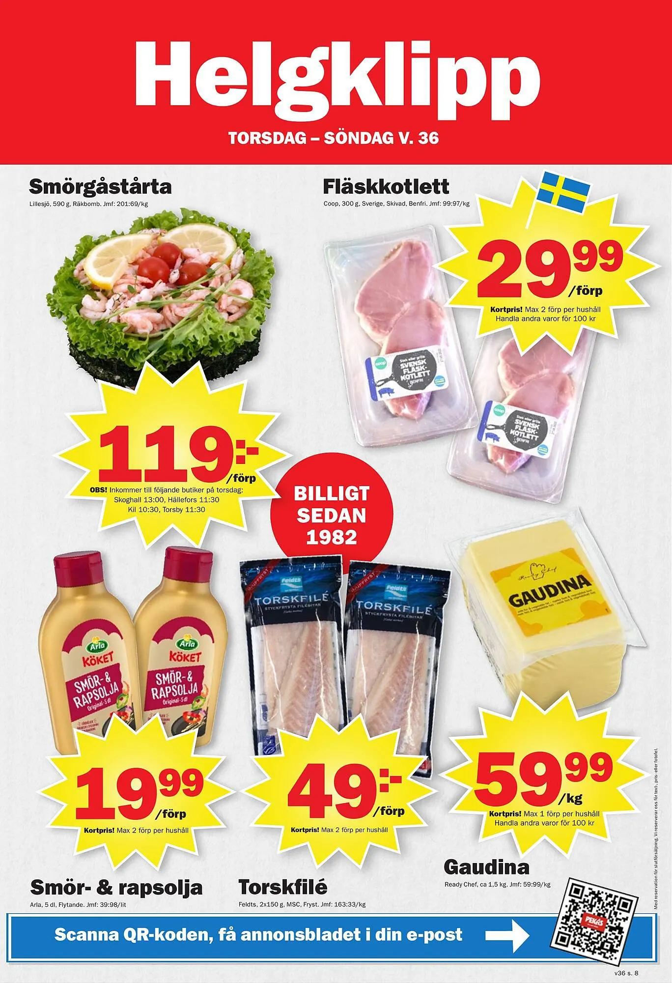 Pekås reklamblad från 4 september till 10 september 2023 - Reklamblad sidor 8