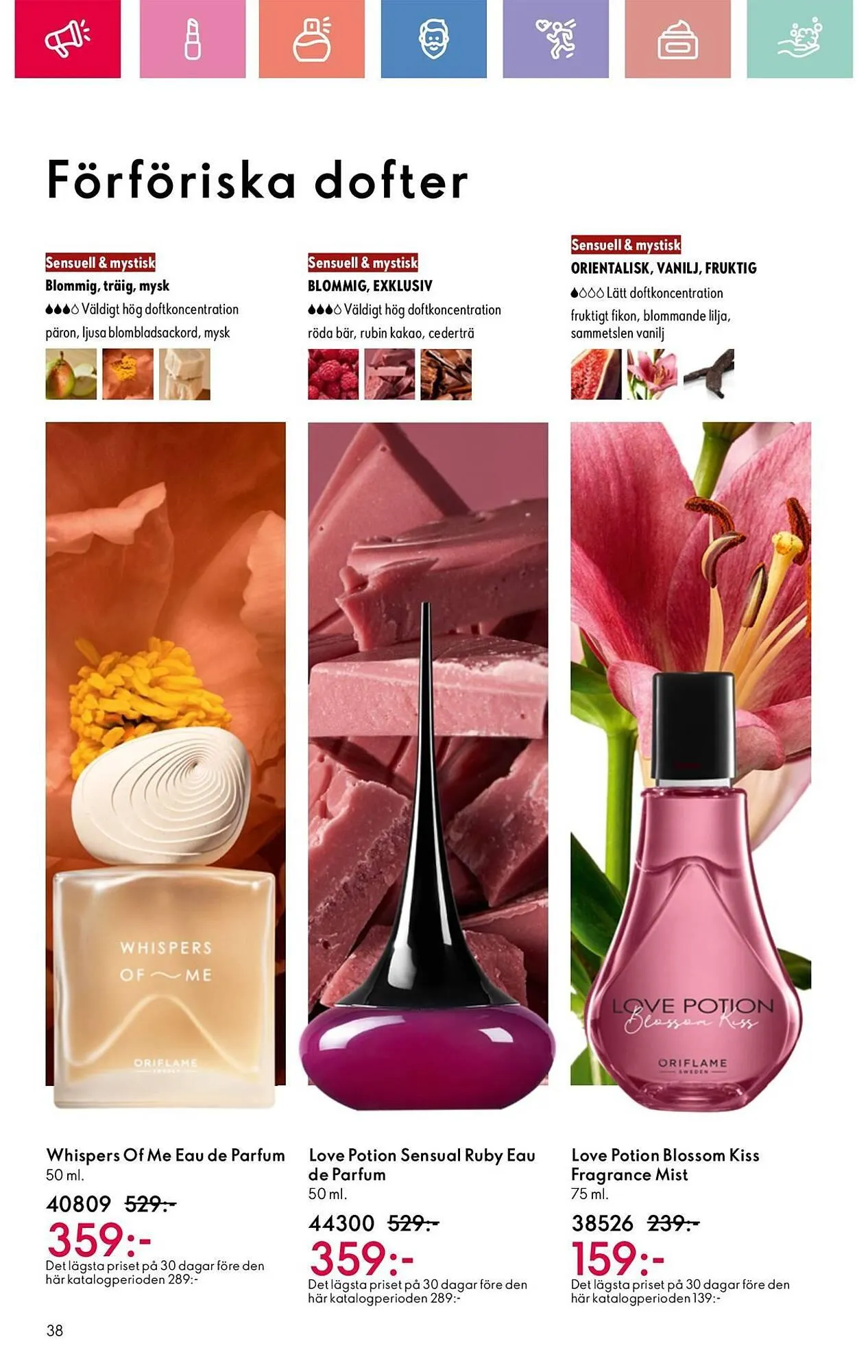 Oriflame reklamblad från 24 augusti till 13 september 2025 - Reklamblad sidor 38