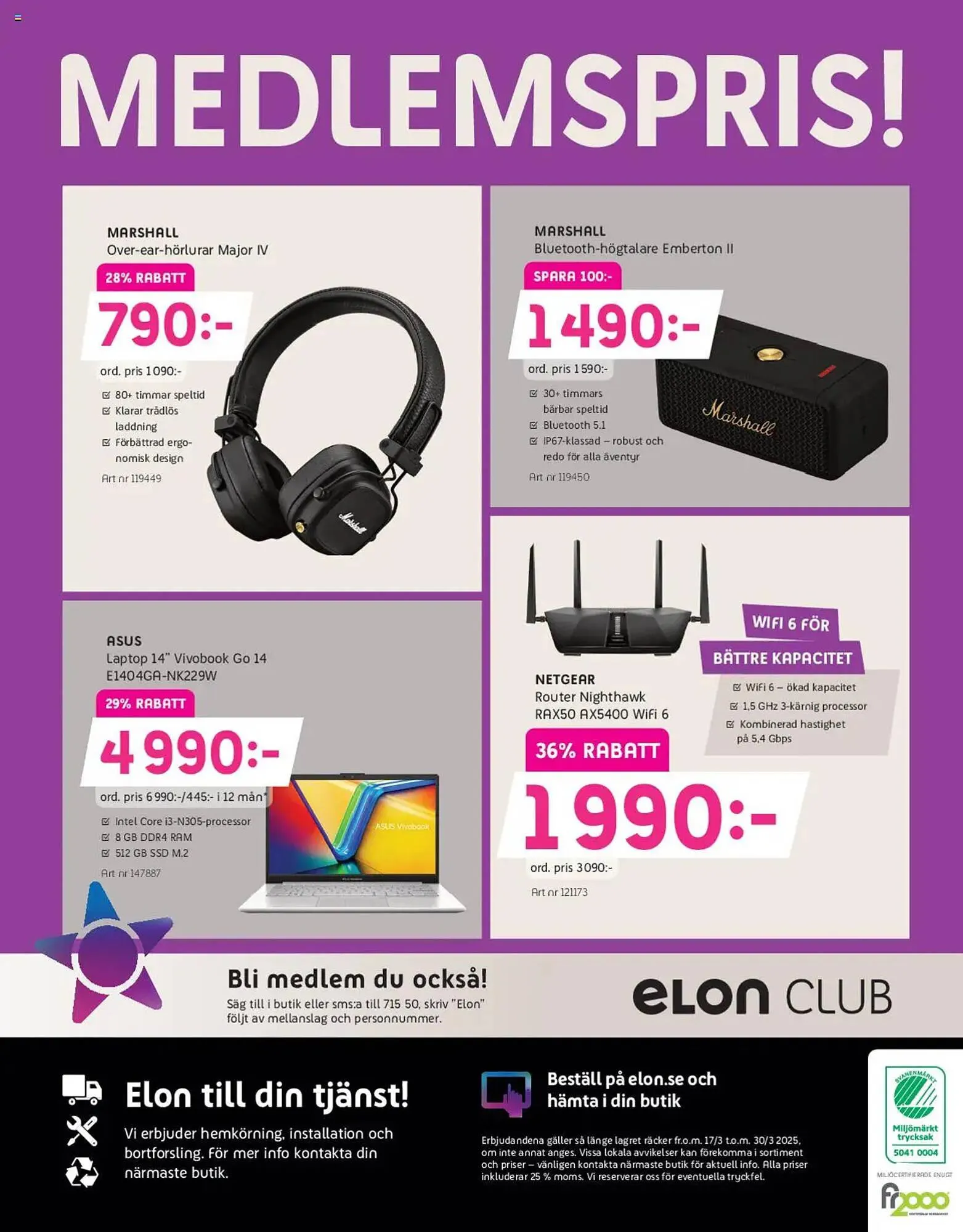 Elon reklamblad från 17 mars till 30 mars 2025 - Reklamblad sidor 12