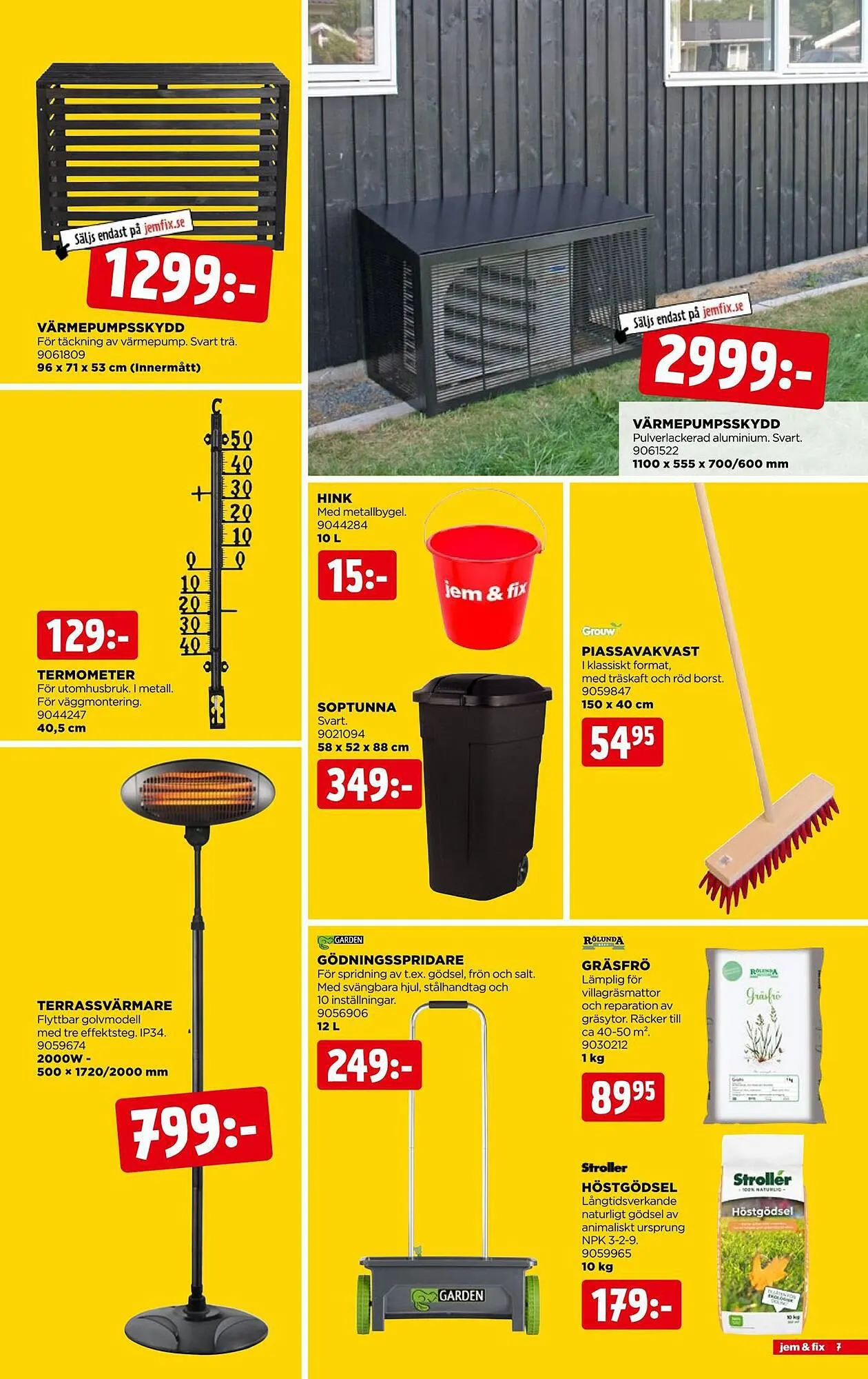 Jem&Fix reklamblad från 20 augusti till 27 augusti 2023 - Reklamblad sidor 7