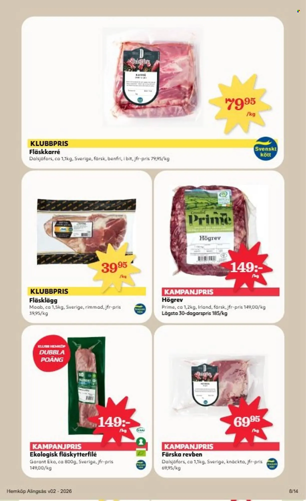 Hemköp reklamblad från 5 januari till 11 januari 2026 - Reklamblad sidor 8