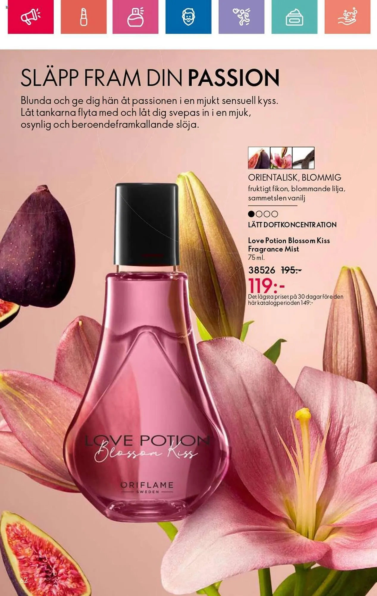 Oriflame reklamblad från 24 oktober till 13 november 2024 - Reklamblad sidor 62