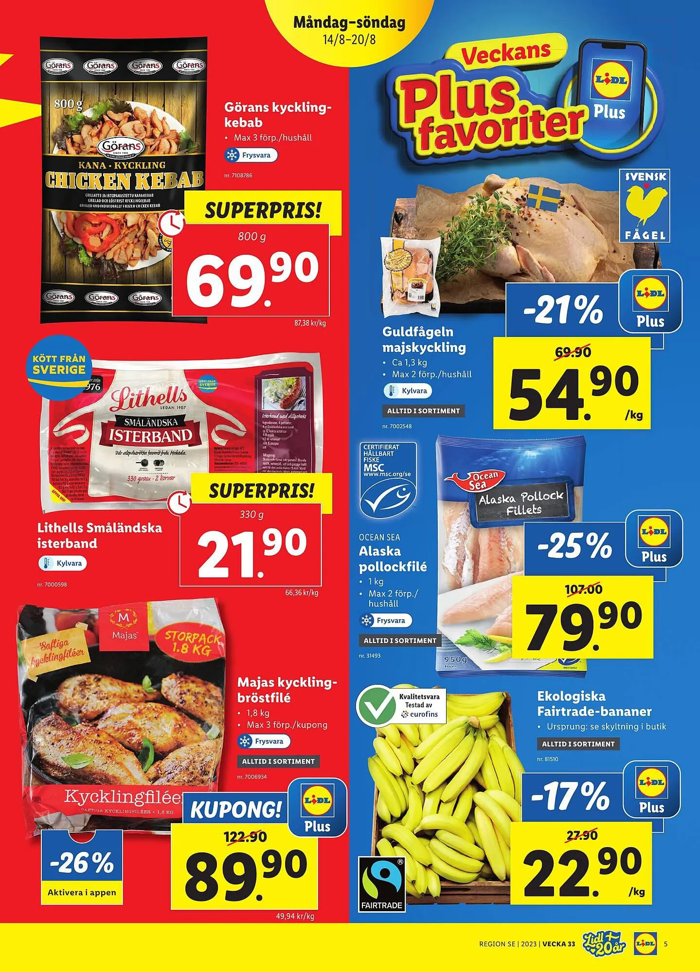 Lidl reklamblad från 14 augusti till 20 augusti 2023 - Reklamblad sidor 5