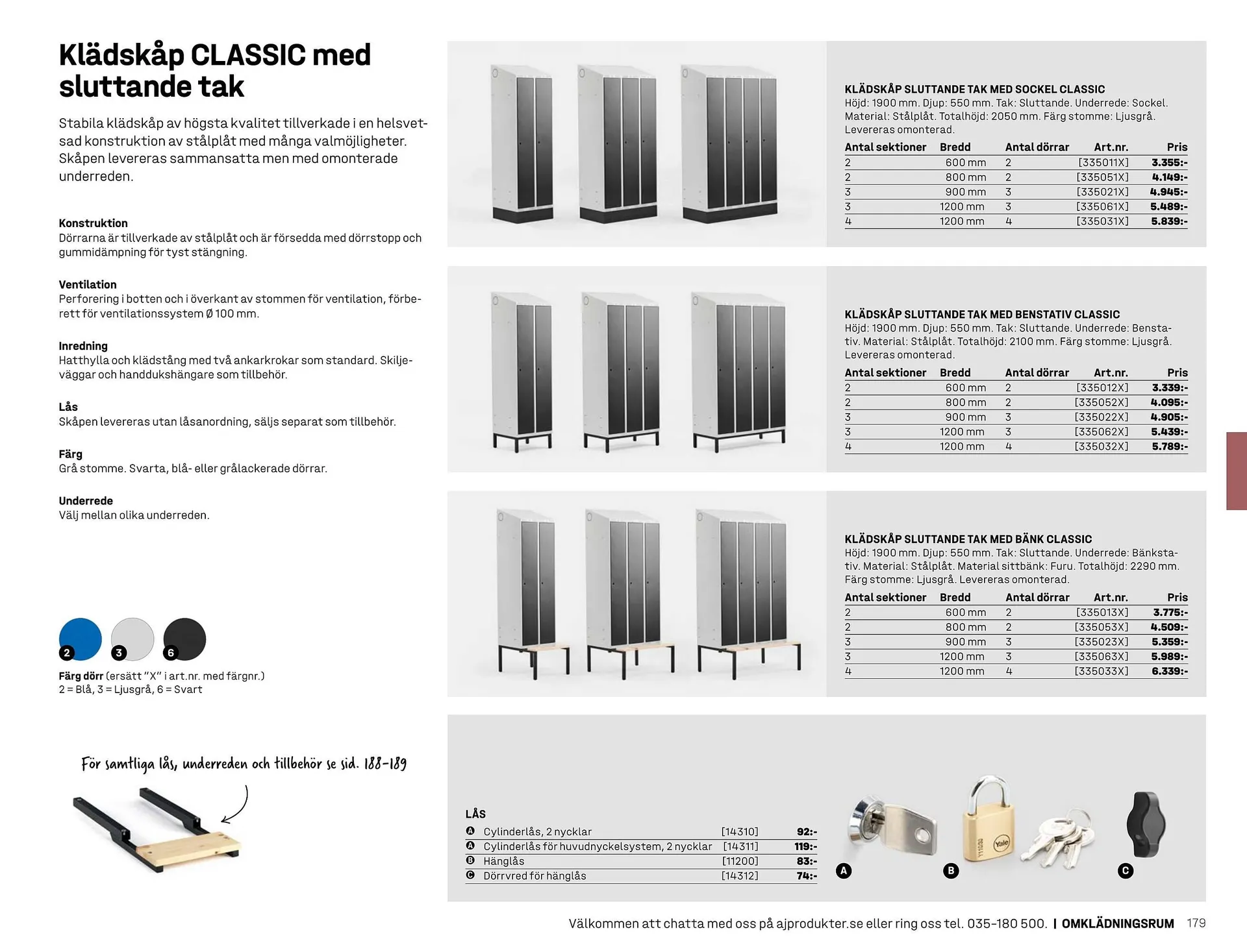AJ Produkter reklamblad från 1 januari till 31 december 2025 - Reklamblad sidor 179