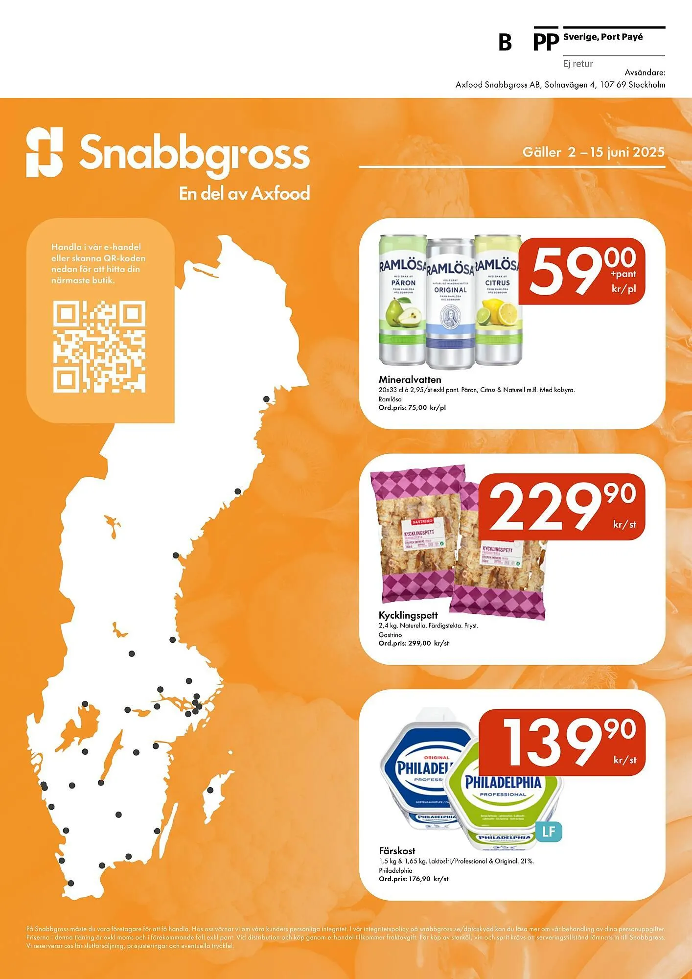 Snabbgross reklamblad från 2 juni till 15 juni 2025 - Reklamblad sidor 16