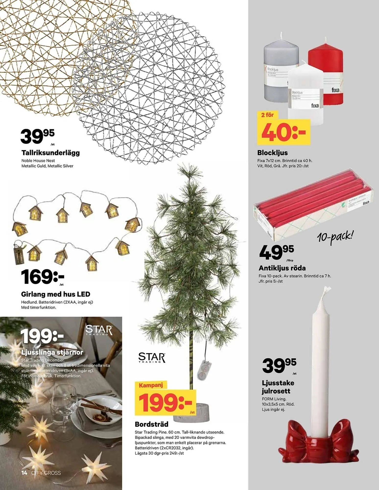 City Gross reklamblad från 3 november till 30 november 2025 - Reklamblad sidor 14