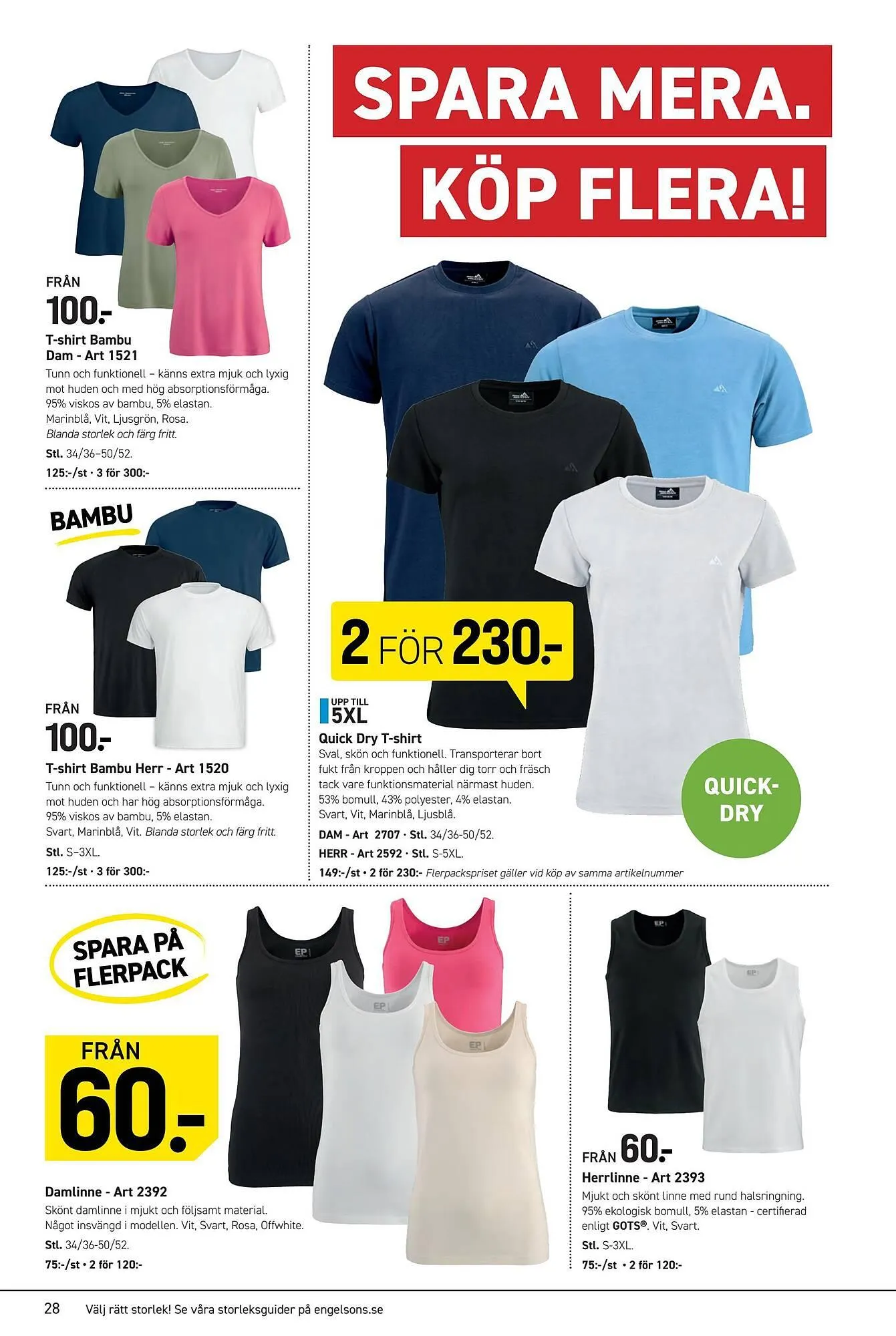 Engelsons katalog från 9 mars till 15 mars 2026 - Reklamblad sidor 28