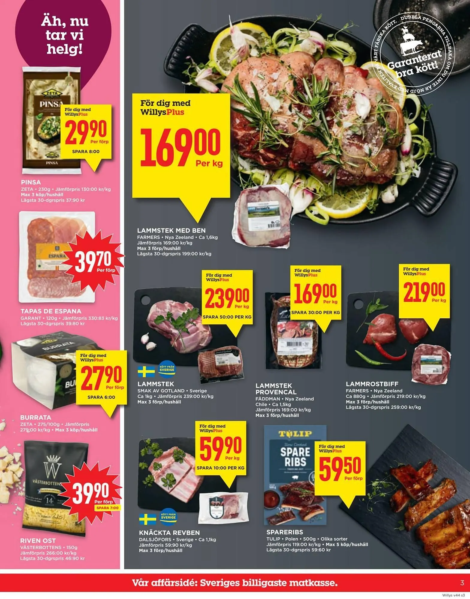 Willys reklamblad från 27 oktober till 2 november 2025 - Reklamblad sidor 3