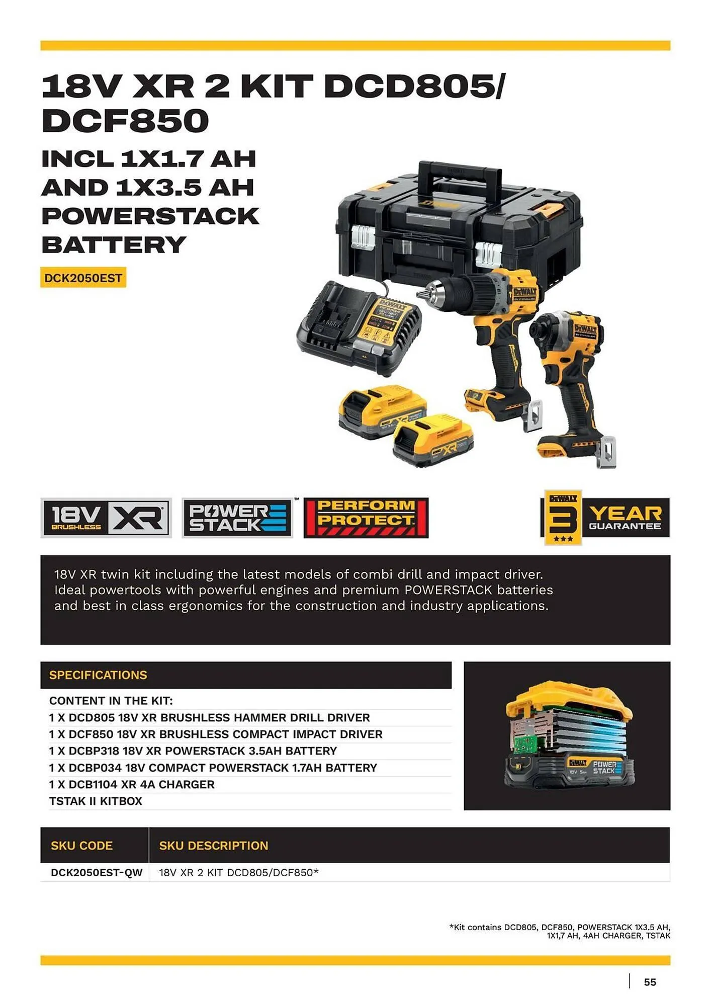 Dewalt reklamblad från 11 januari till 17 januari 2026 - Reklamblad sidor 55