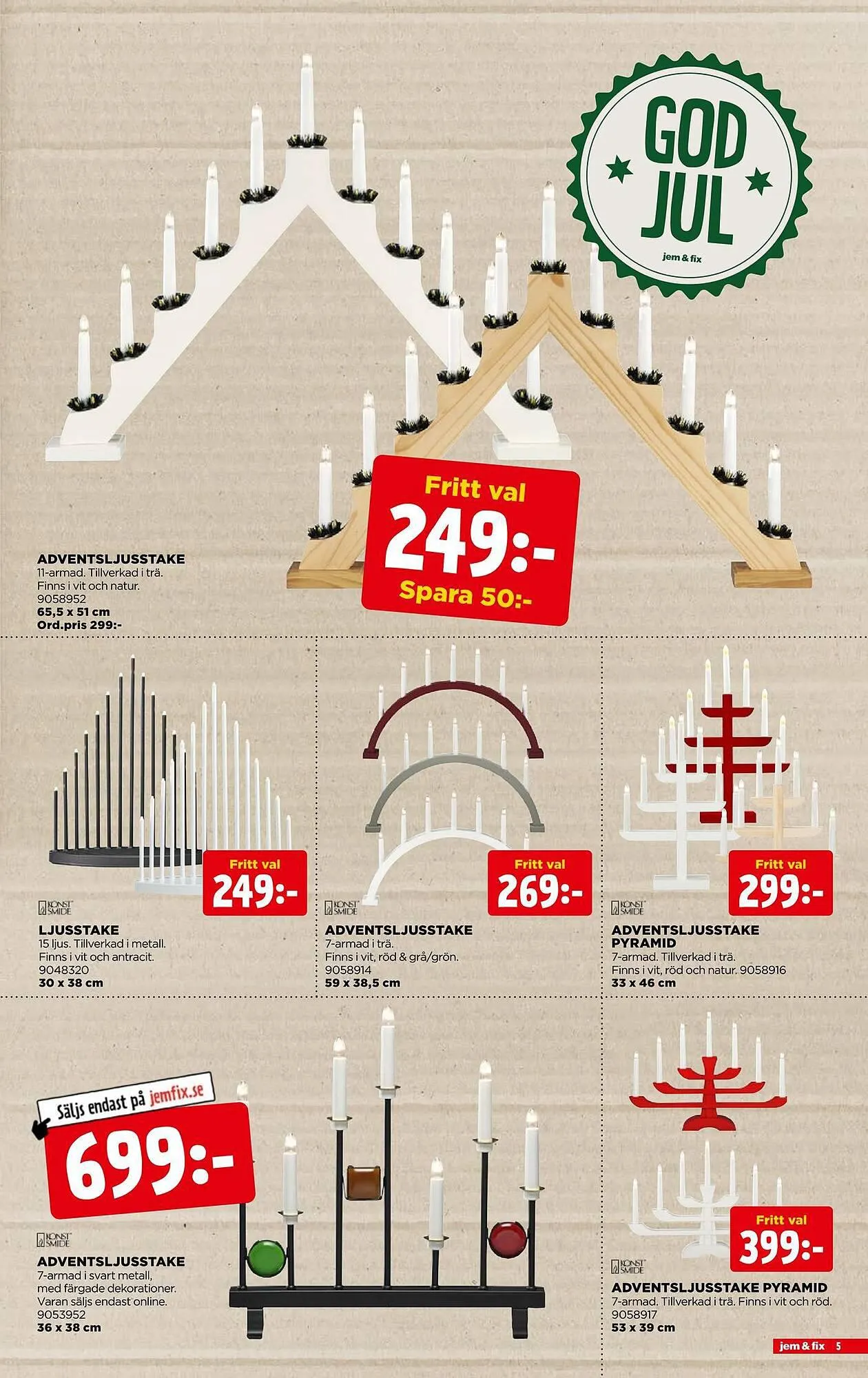 Jem&Fix reklamblad från 26 november till 3 december 2023 - Reklamblad sidor 5