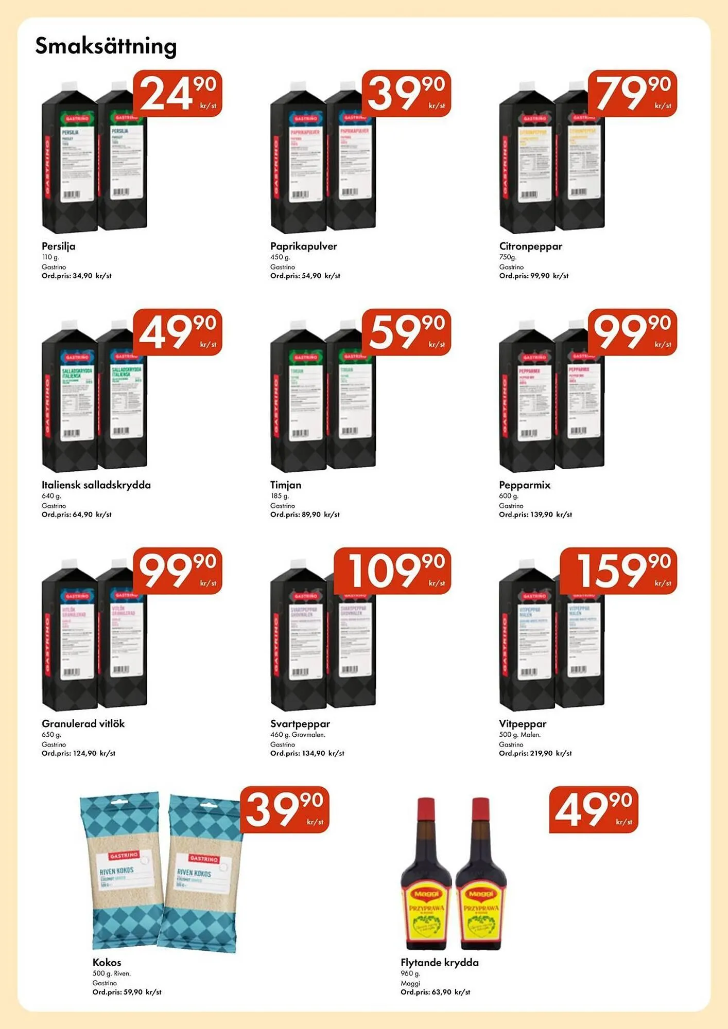 Snabbgross reklamblad från 3 november till 16 november 2025 - Reklamblad sidor 6