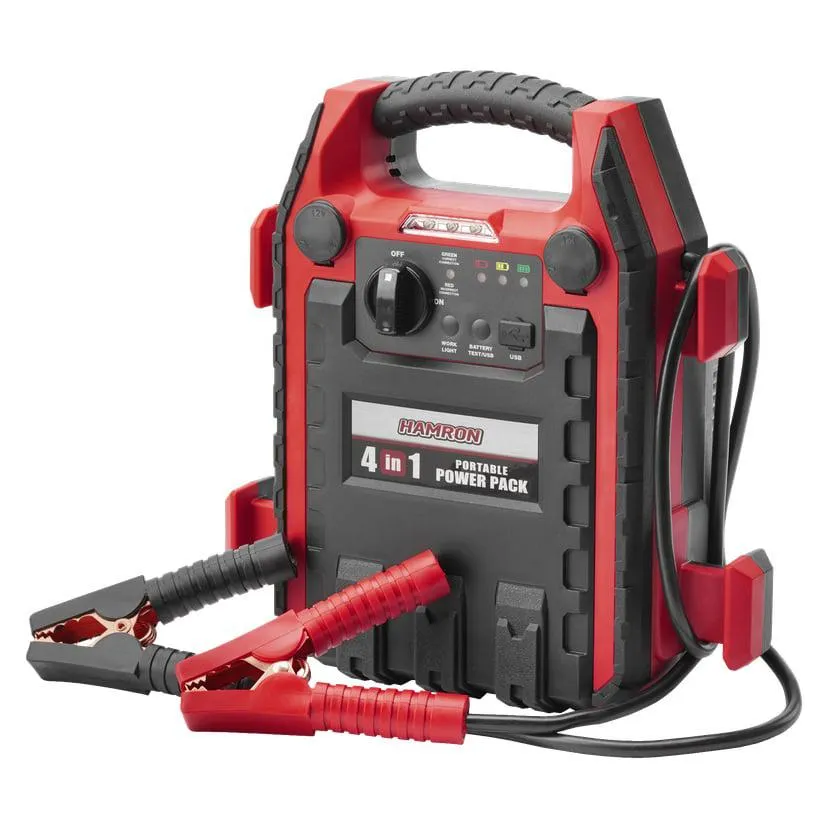 Hjälpstart 4-i-1 12 V 17 Ah