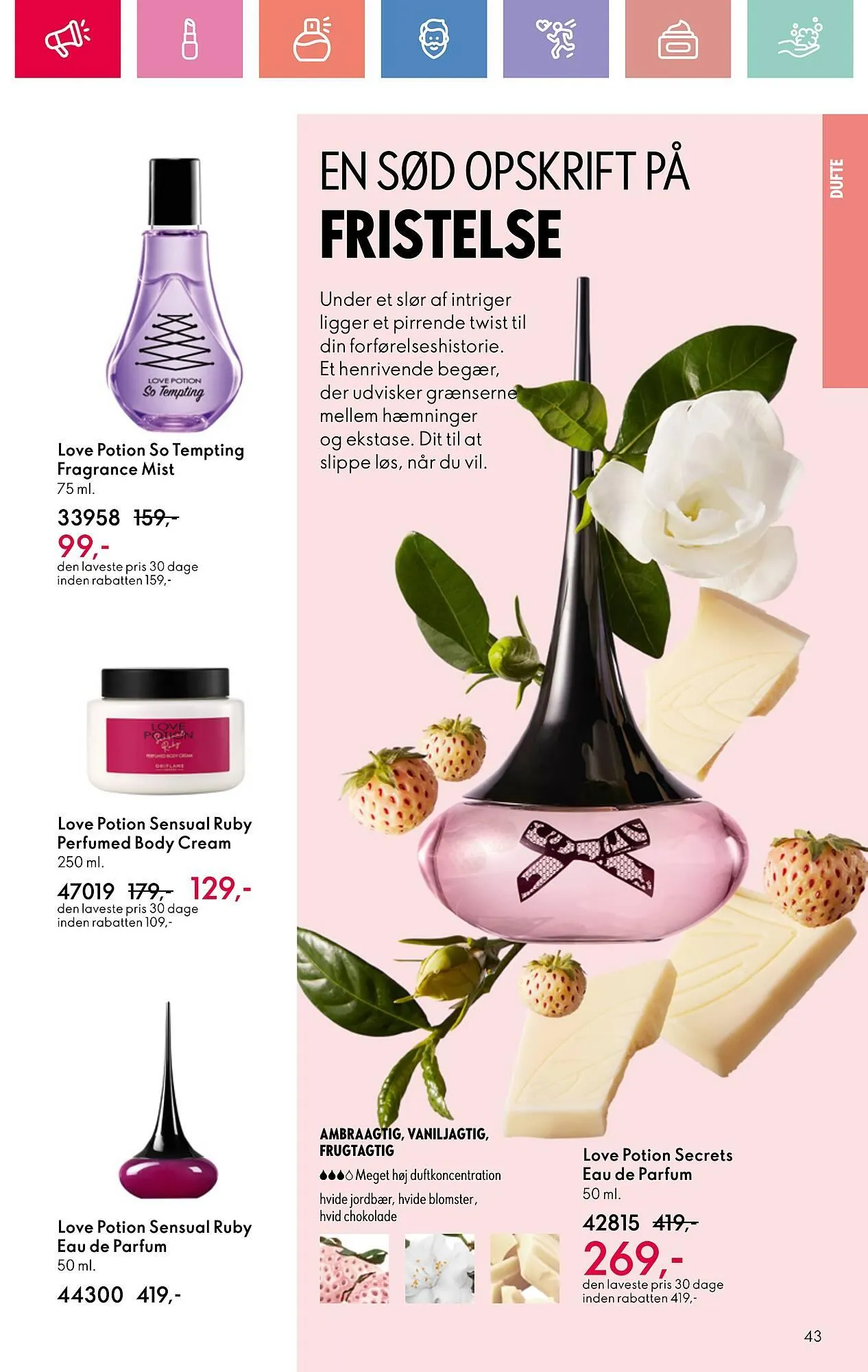 Oriflame reklamblad från 30 mars till 19 april 2025 - Reklamblad sidor 43
