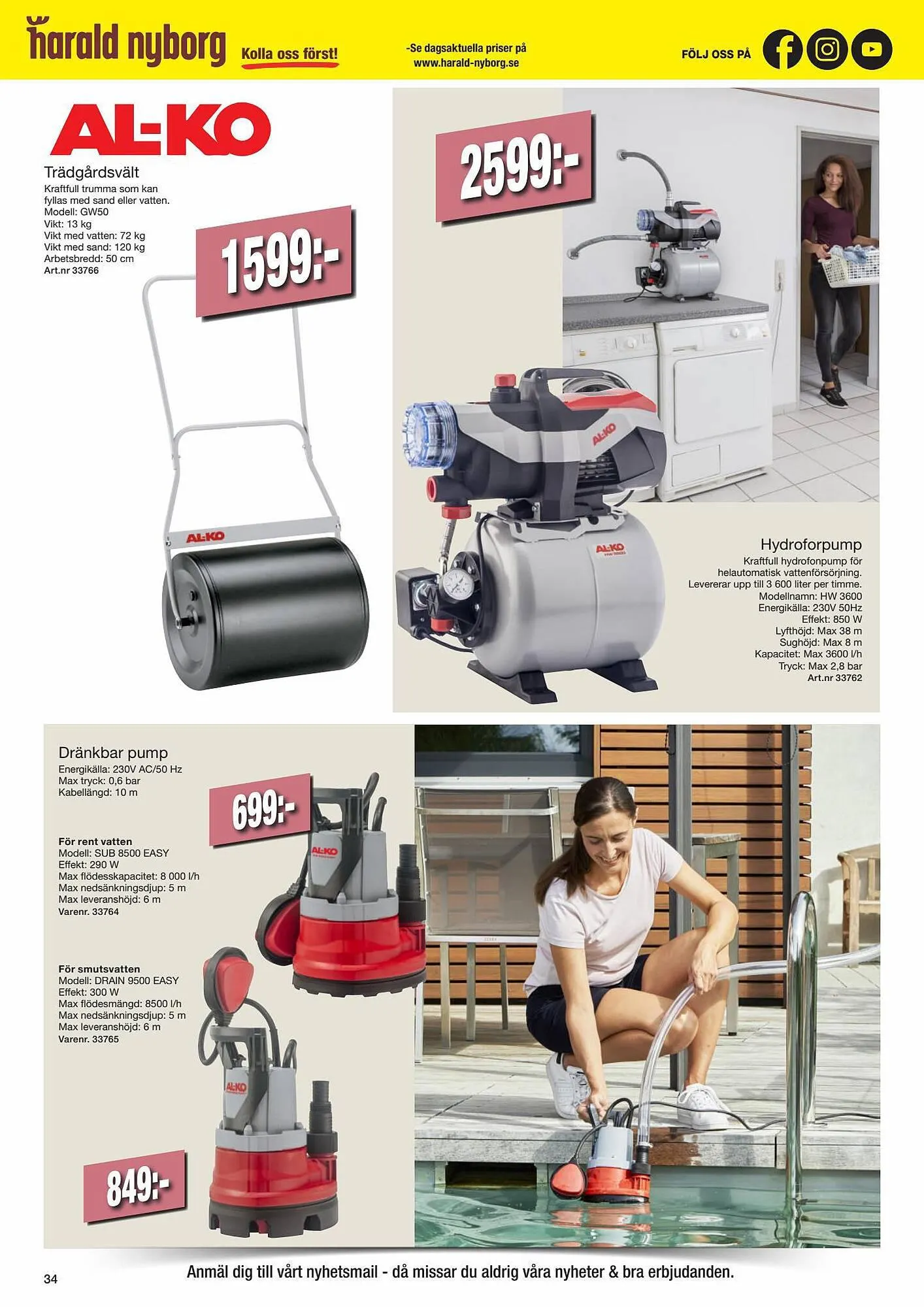 Harald Nyborg reklamblad från 11 juni till 31 oktober 2023 - Reklamblad sidor 34