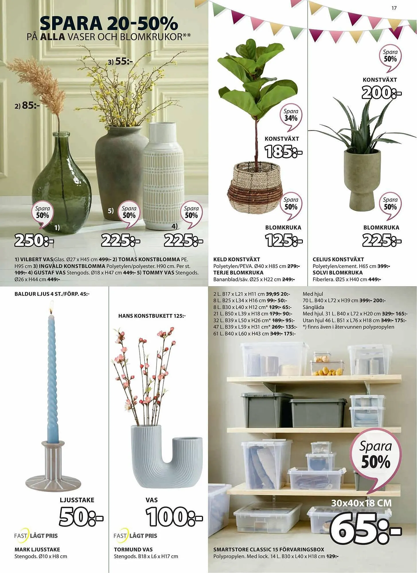 JYSK reklamblad från 25 september till 8 oktober 2023 - Reklamblad sidor 17
