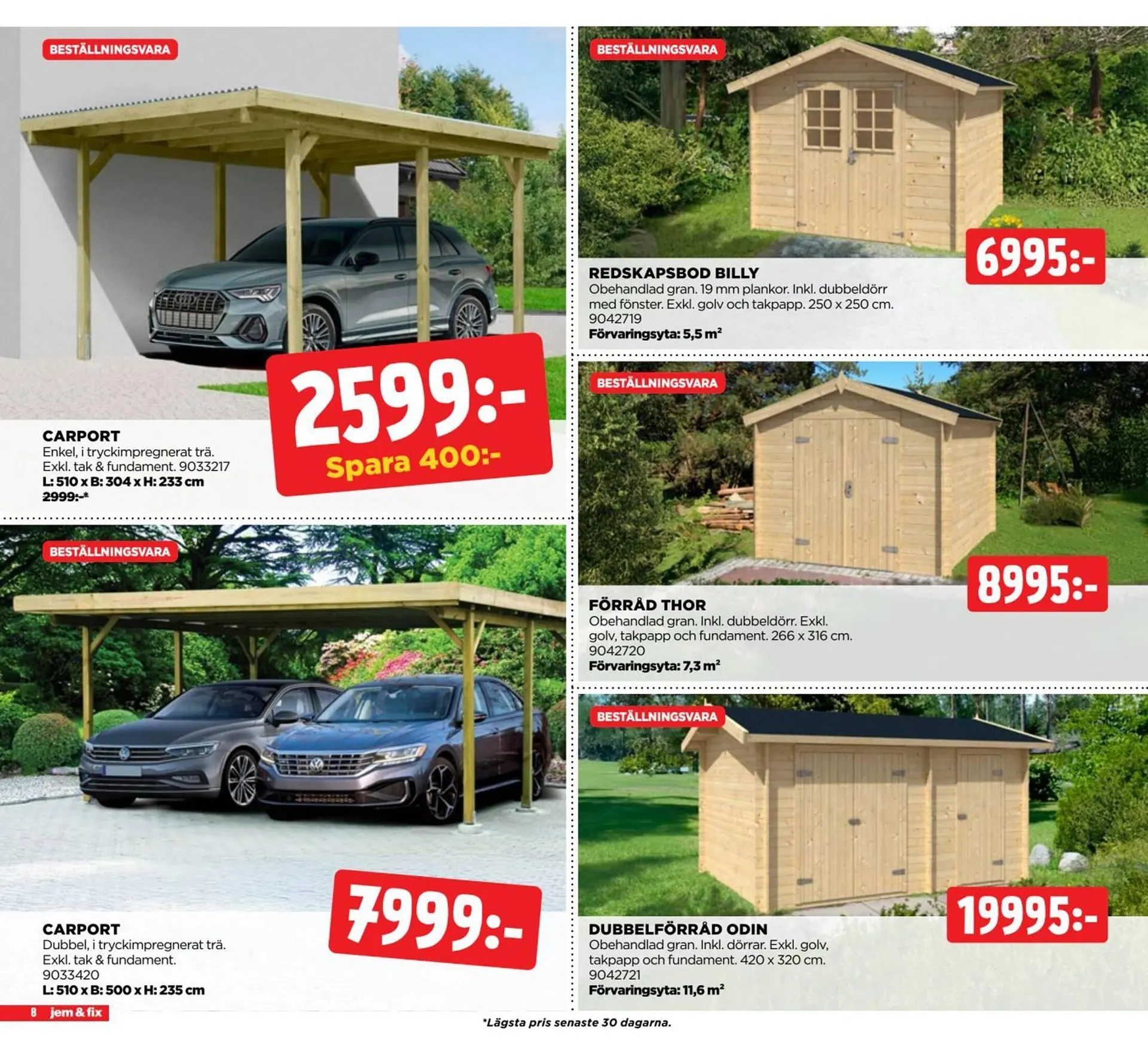 Jem&Fix reklamblad från 25 augusti till 8 september 2025 - Reklamblad sidor 8