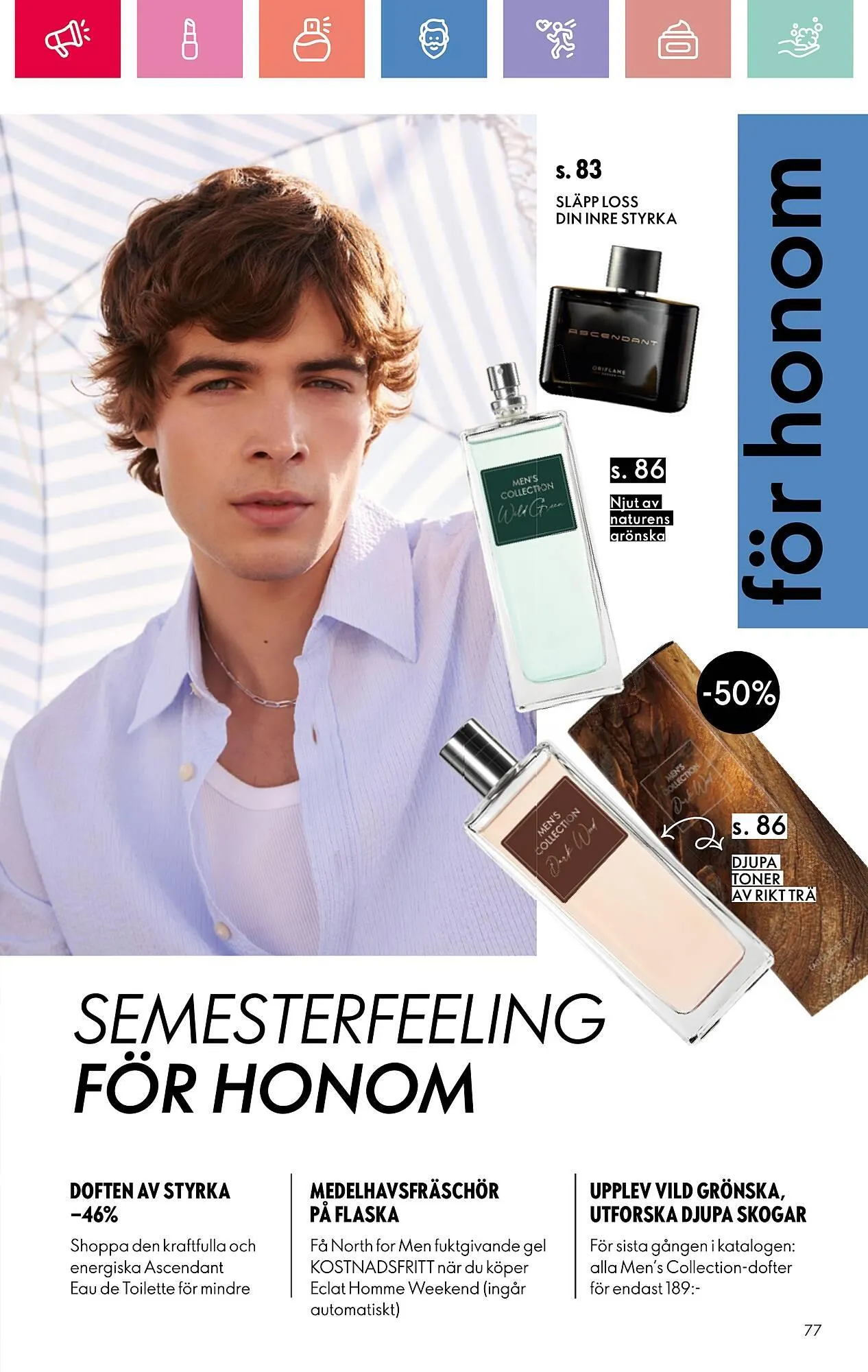 Oriflame reklamblad från 13 juli till 2 augusti 2025 - Reklamblad sidor 77