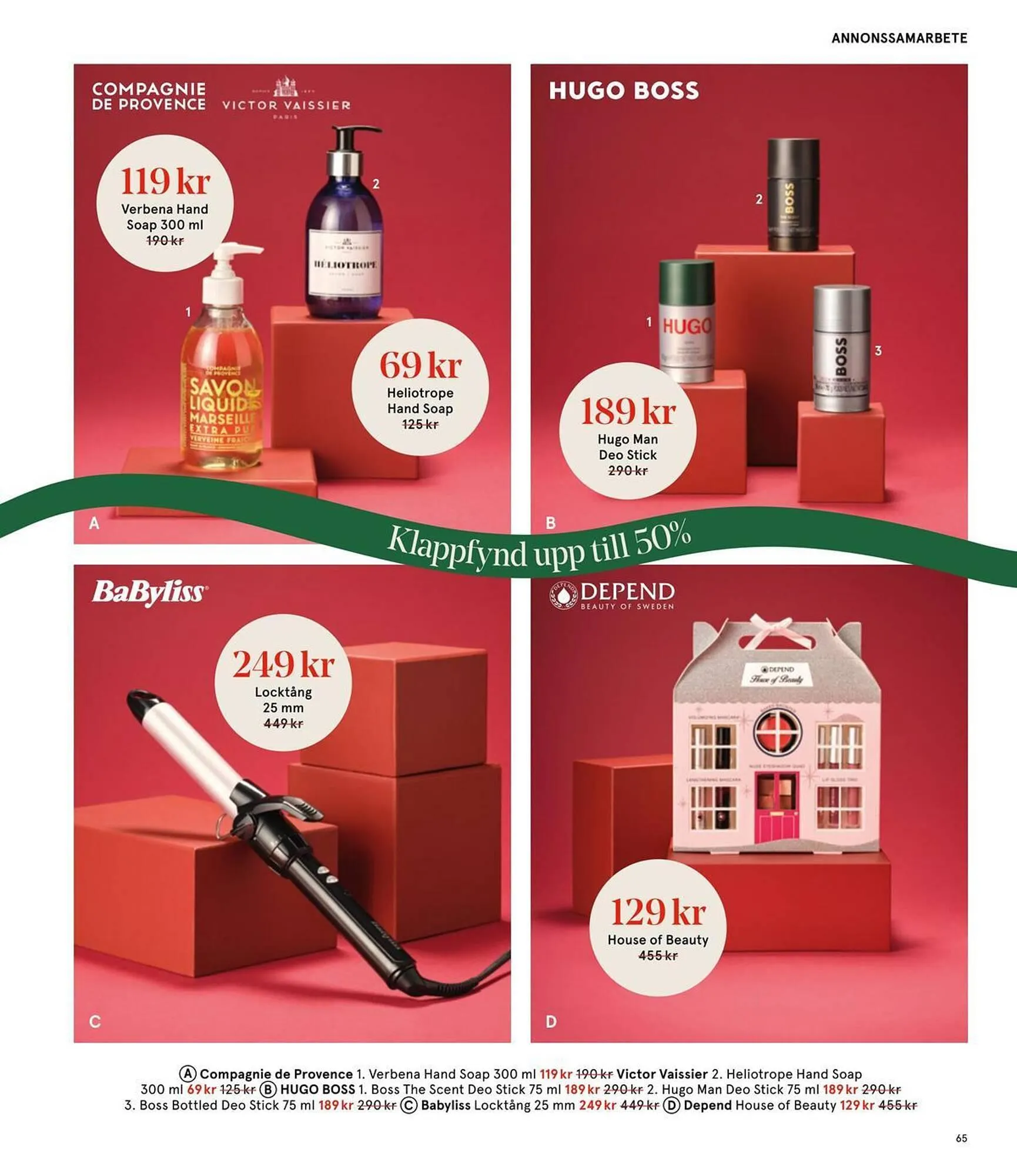 Åhléns reklamblad från 25 november till 11 december 2025 - Reklamblad sidor 65