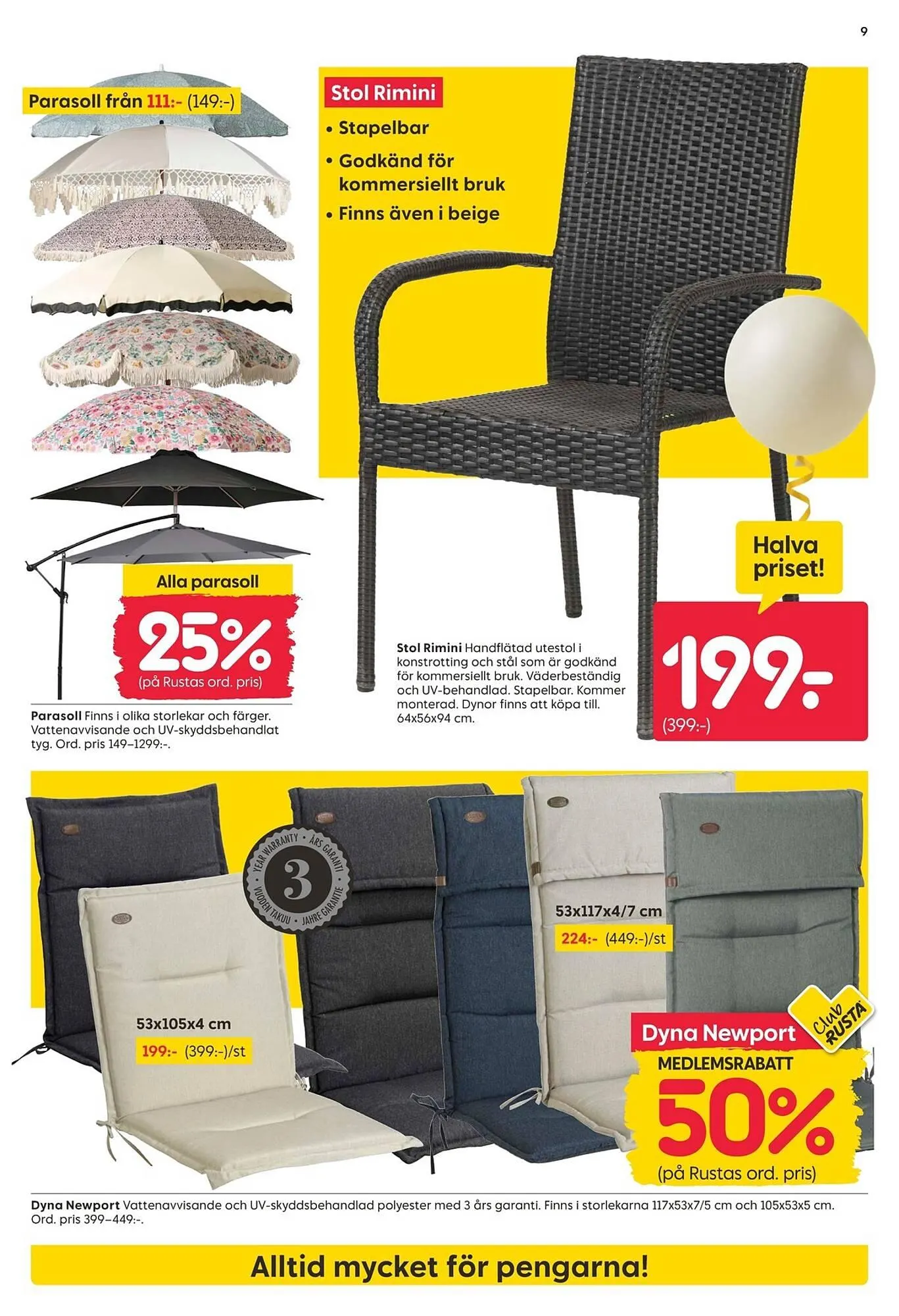 Rusta reklamblad från 20 april till 26 april 2026 - Reklamblad sidor 9