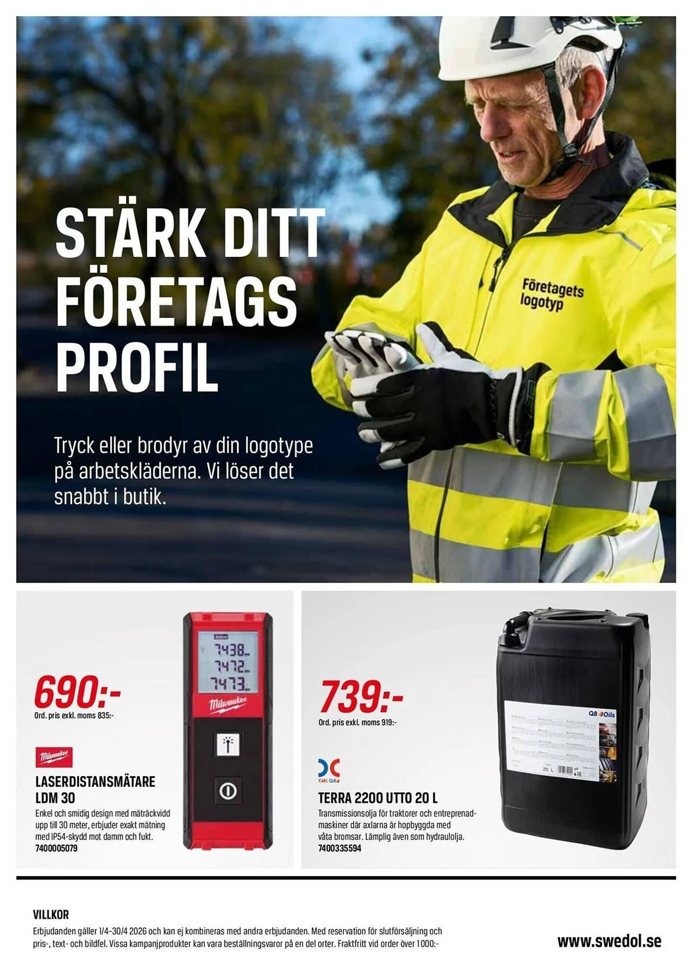 Swedol reklamblad från 1 april till 30 april 2026 - Reklamblad sidor 8
