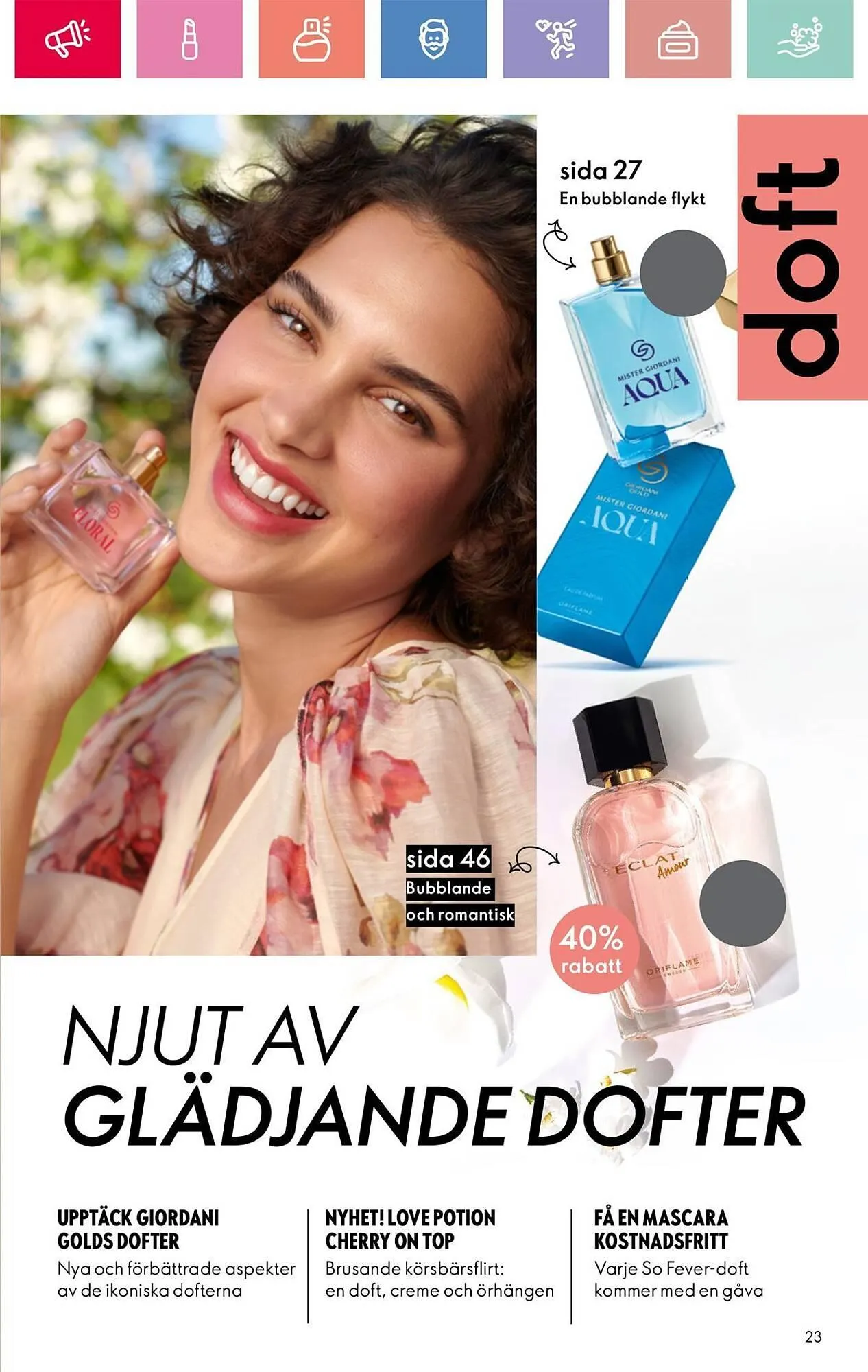 Oriflame reklamblad från 10 mars till 29 mars 2025 - Reklamblad sidor 23