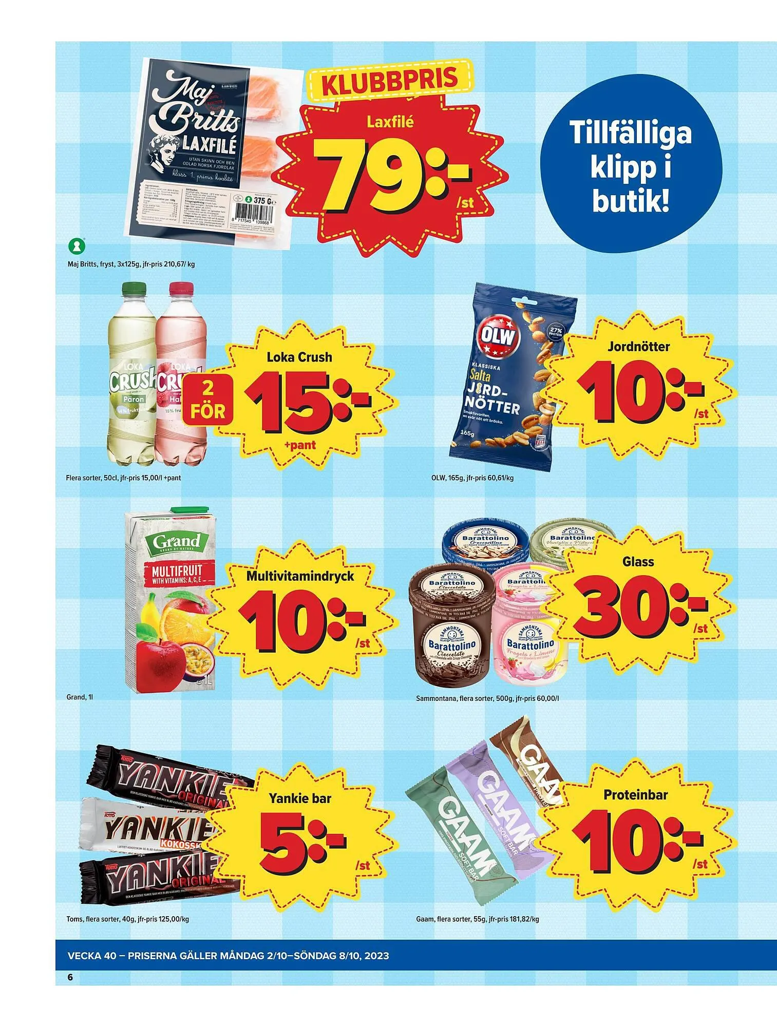 Östenssons reklamblad från 2 oktober till 8 oktober 2023 - Reklamblad sidor 6