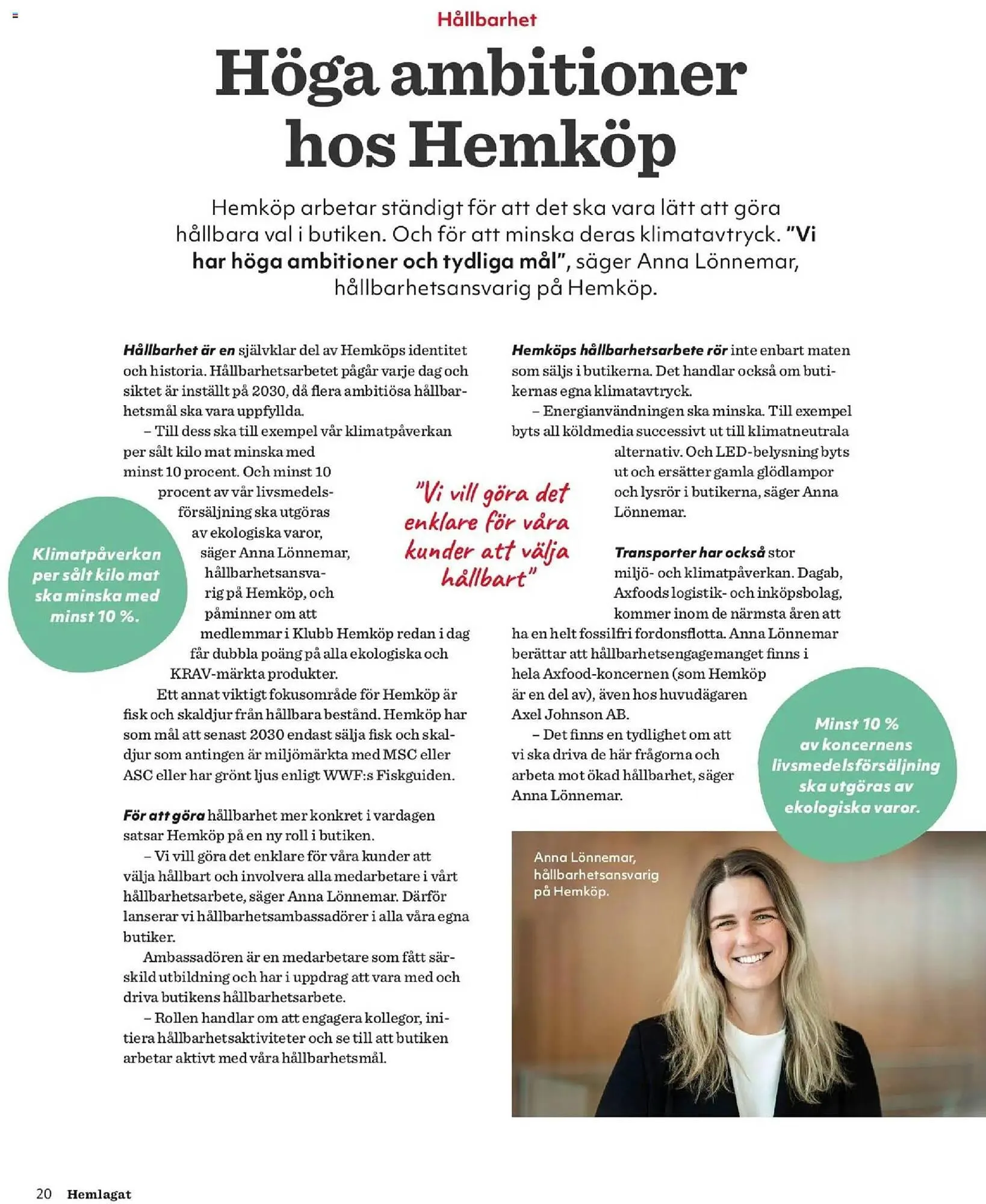 Hemköp reklamblad från 19 februari till 29 mars 2026 - Reklamblad sidor 20