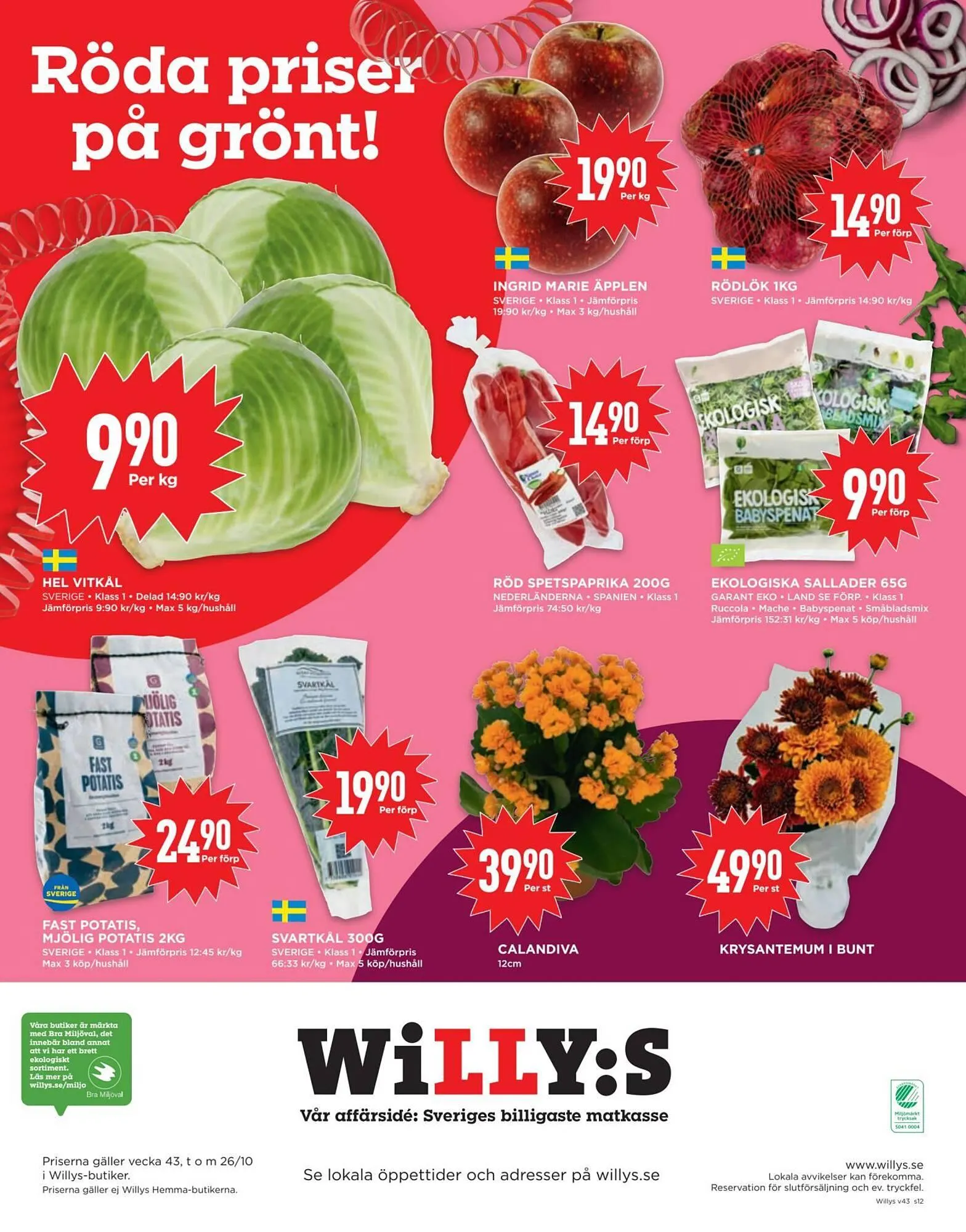 Willys reklamblad från 20 oktober till 26 oktober 2025 - Reklamblad sidor 12