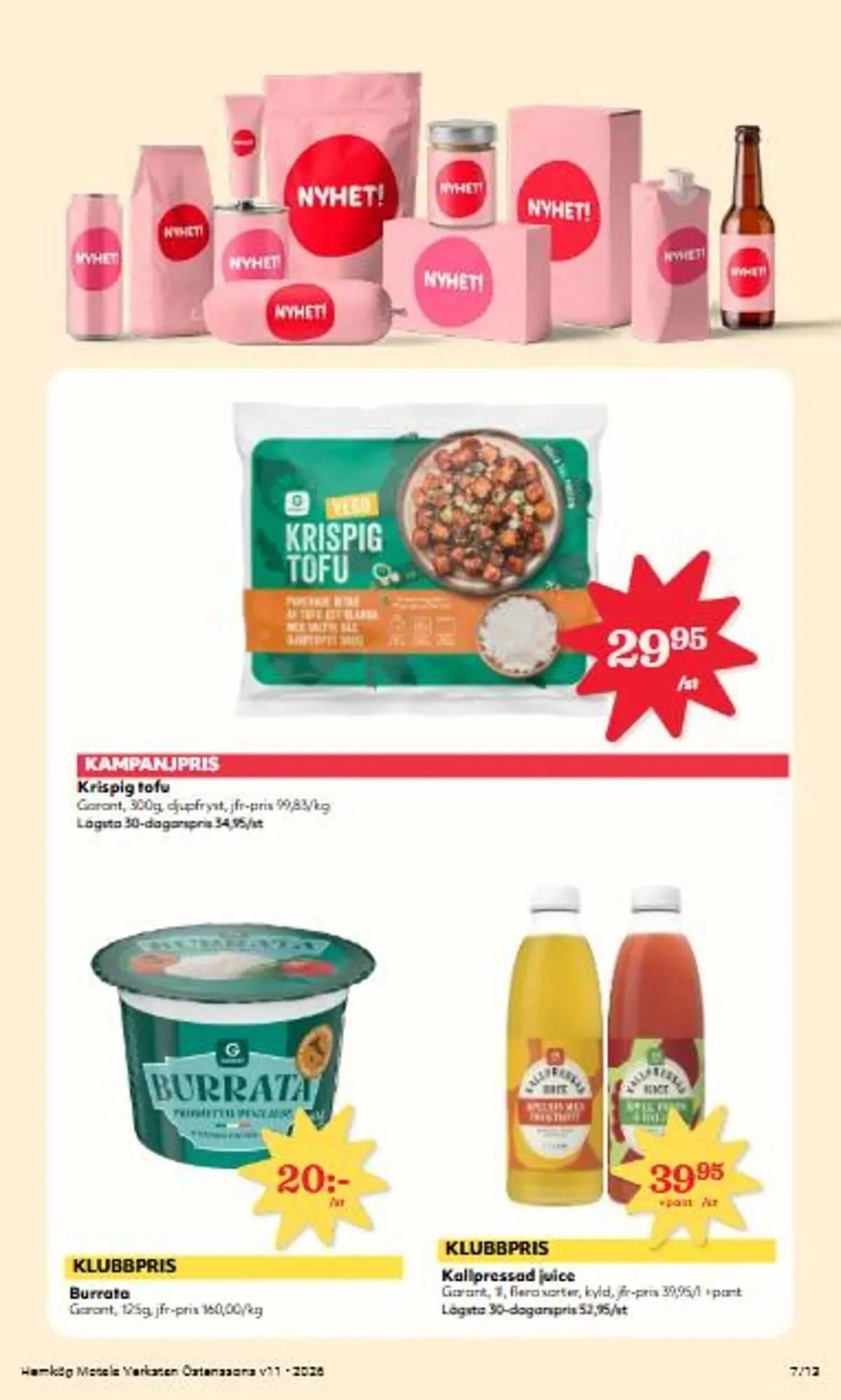 Hemköp reklamblad från 9 mars till 15 mars 2026 - Reklamblad sidor 7