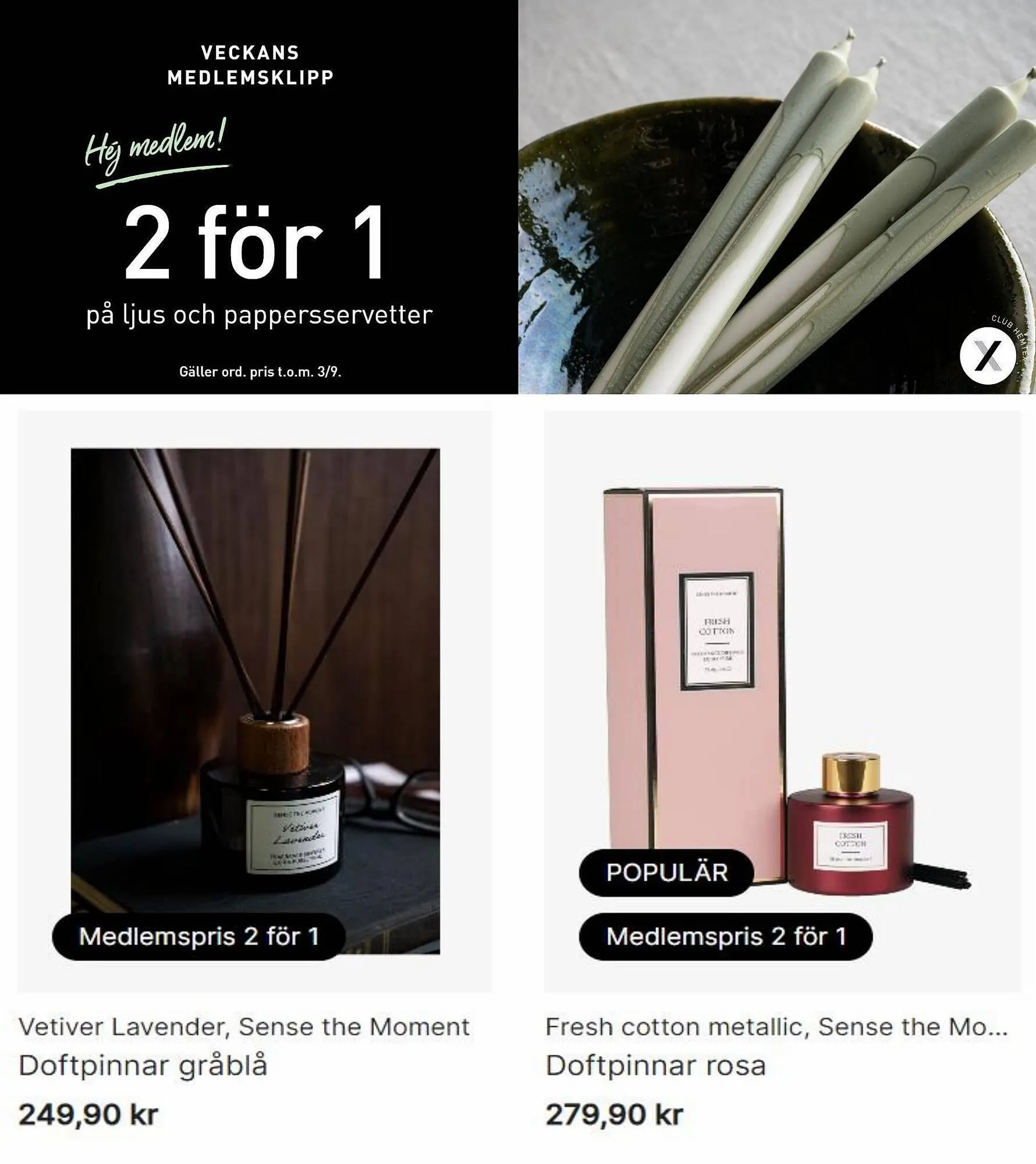 Hemtex reklamblad från 3 september till 10 september 2023 - Reklamblad sidor 4
