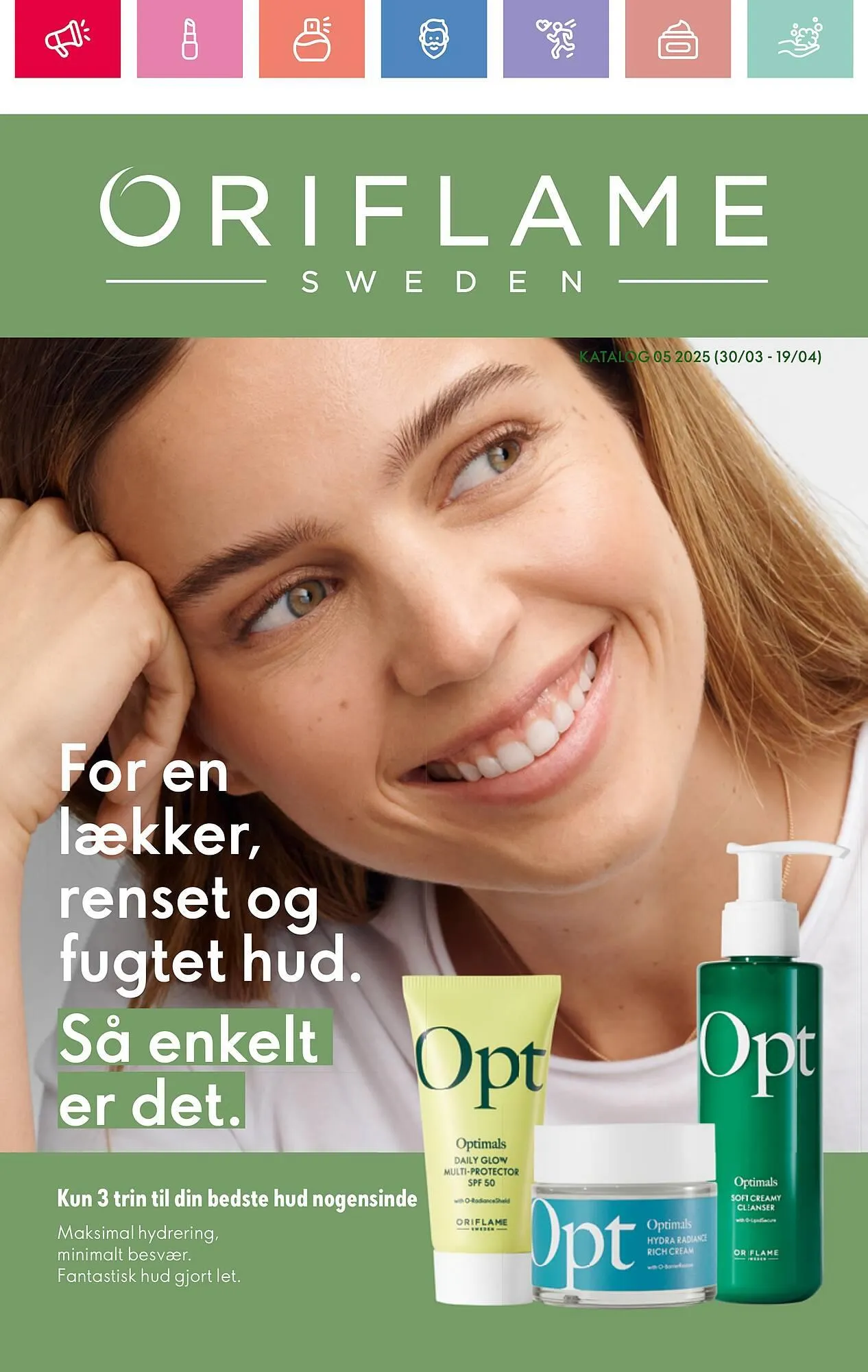 Oriflame reklamblad från 30 mars till 19 april 2025 - Reklamblad sidor 1