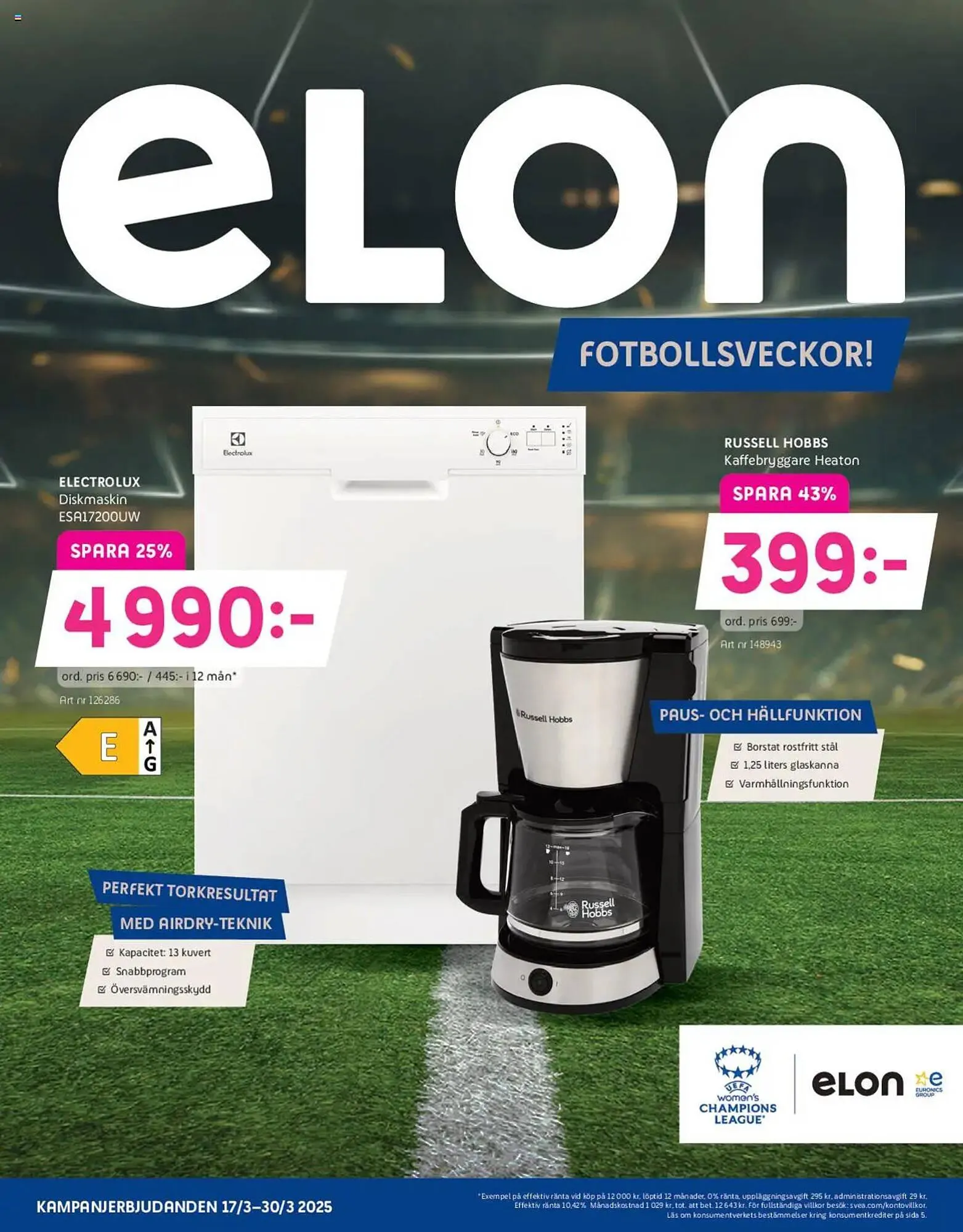 Elon reklamblad från 17 mars till 30 mars 2025 - Reklamblad sidor 1