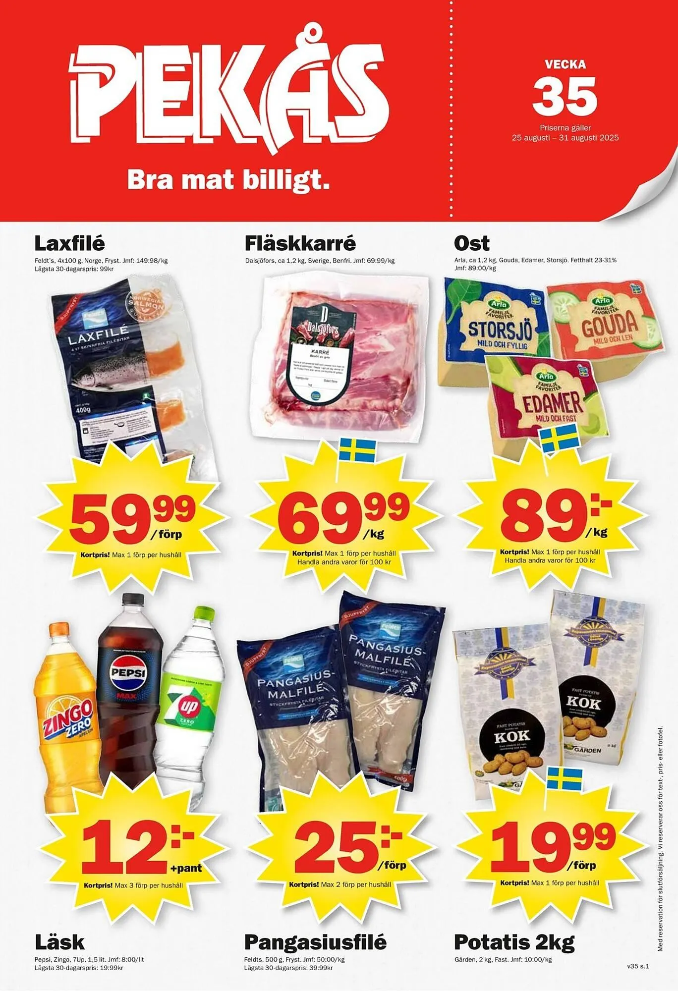 Pekås reklamblad - 1