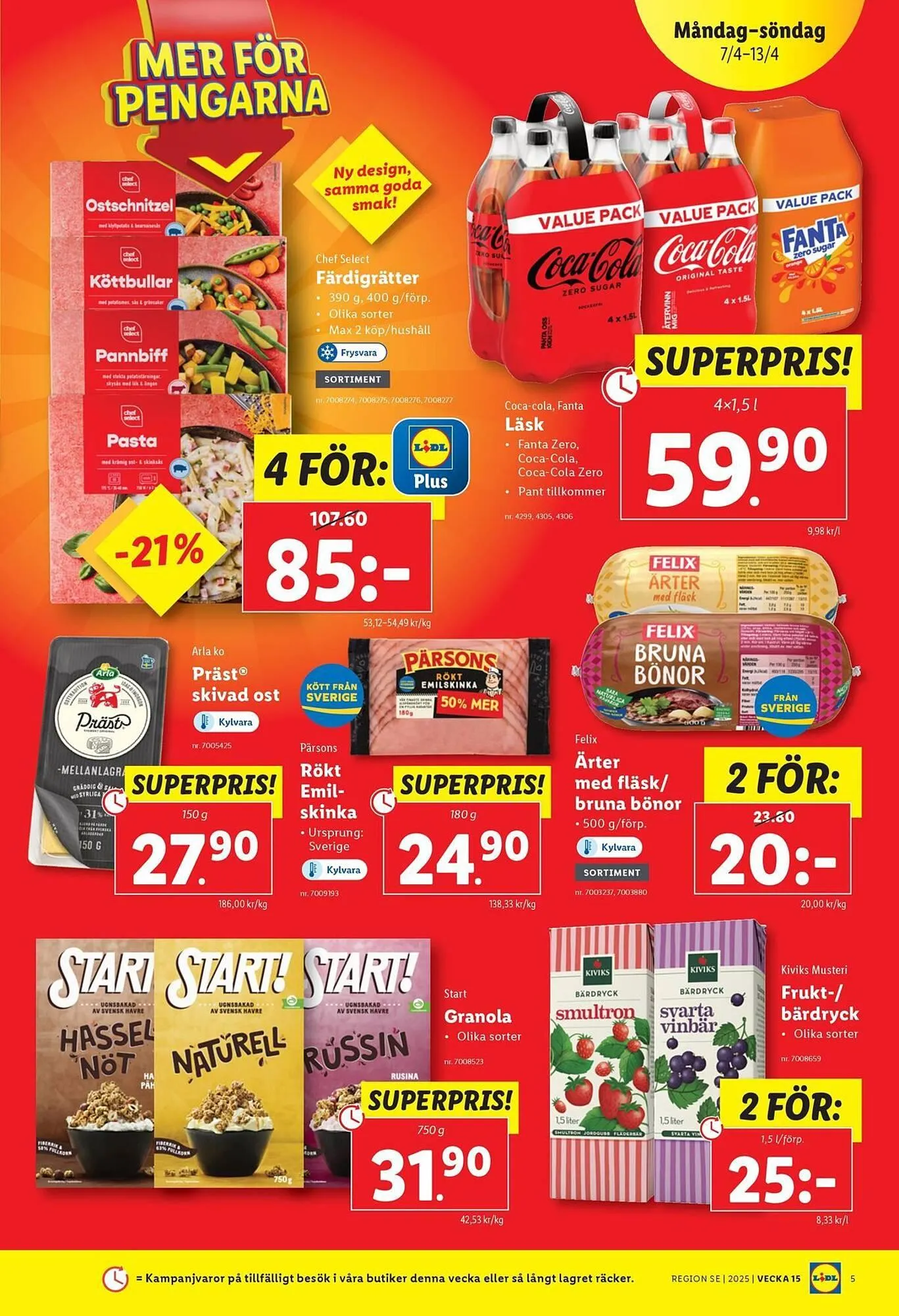 Lidl reklamblad från 7 april till 13 april 2025 - Reklamblad sidor 5