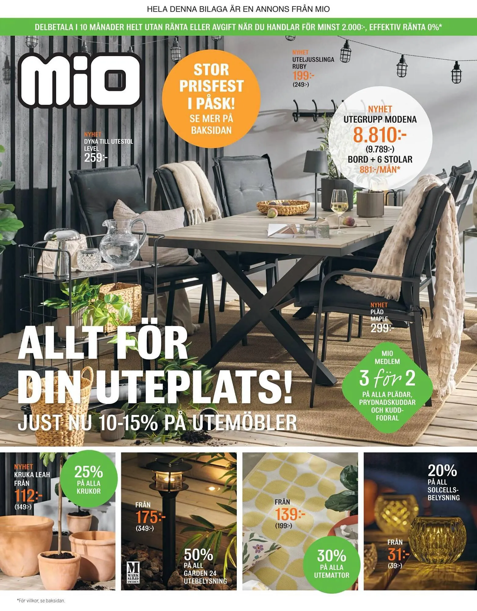 Mio reklamblad från 24 mars till 15 april 2024 - Reklamblad sidor 