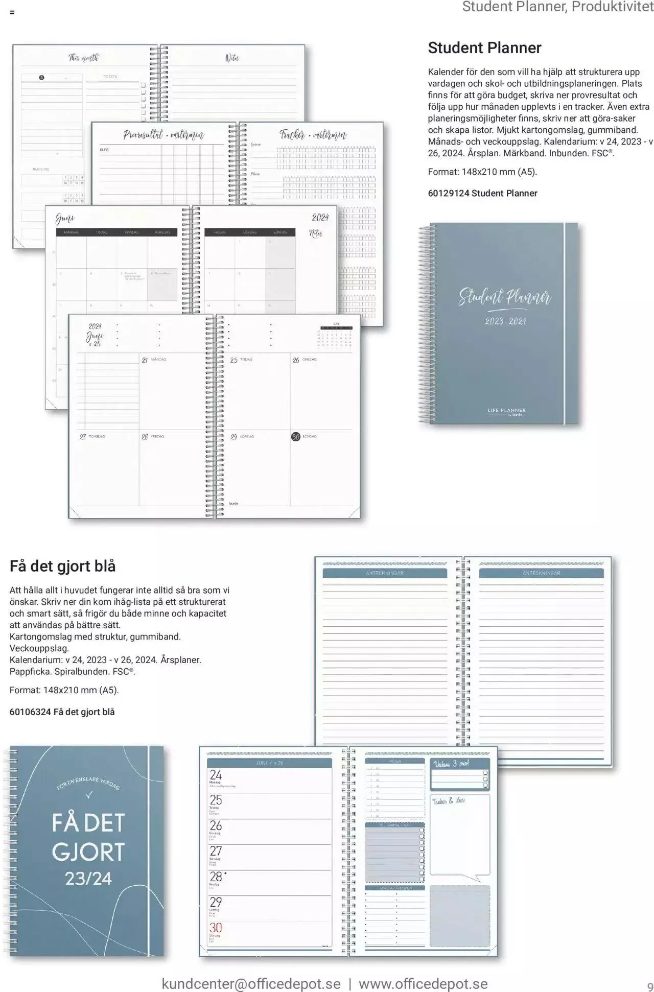Office Depot - Lärarfolder 23/24 från 3 april till 31 december 2023 - Reklamblad sidor 9