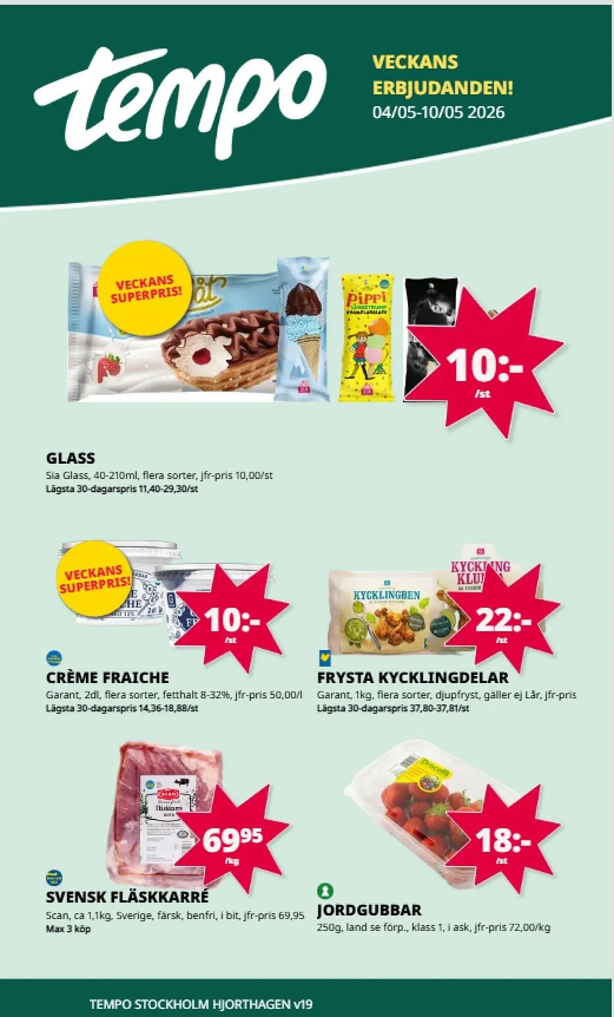 Tempo reklamblad från 4 maj till 10 maj 2026 - Reklamblad sidor 1