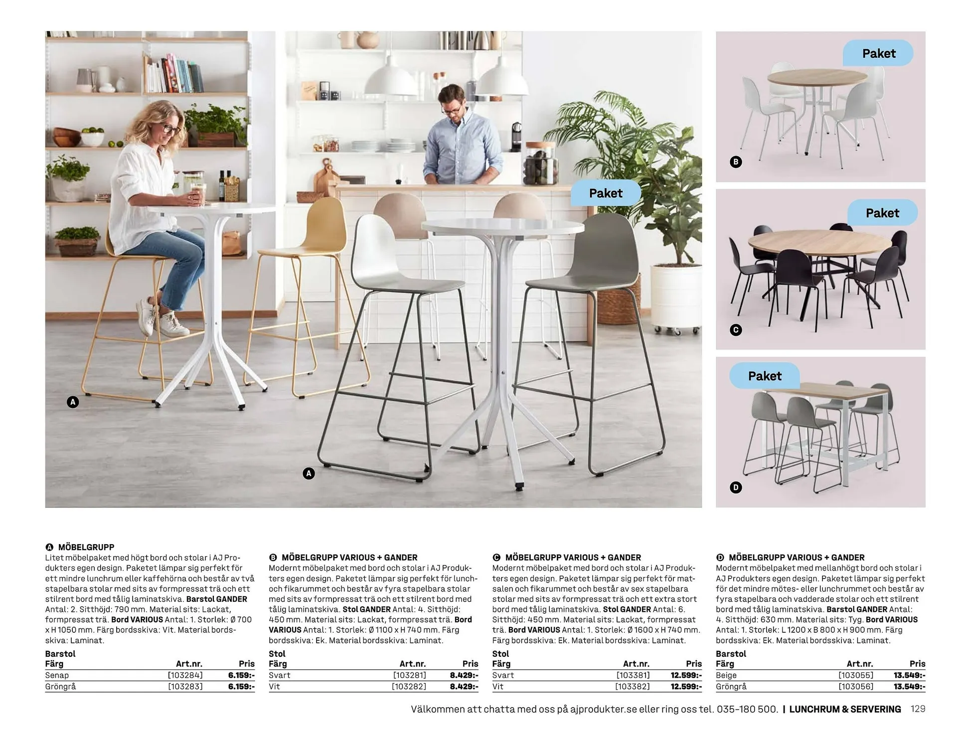 AJ Produkter reklamblad från 1 januari till 31 december 2025 - Reklamblad sidor 129